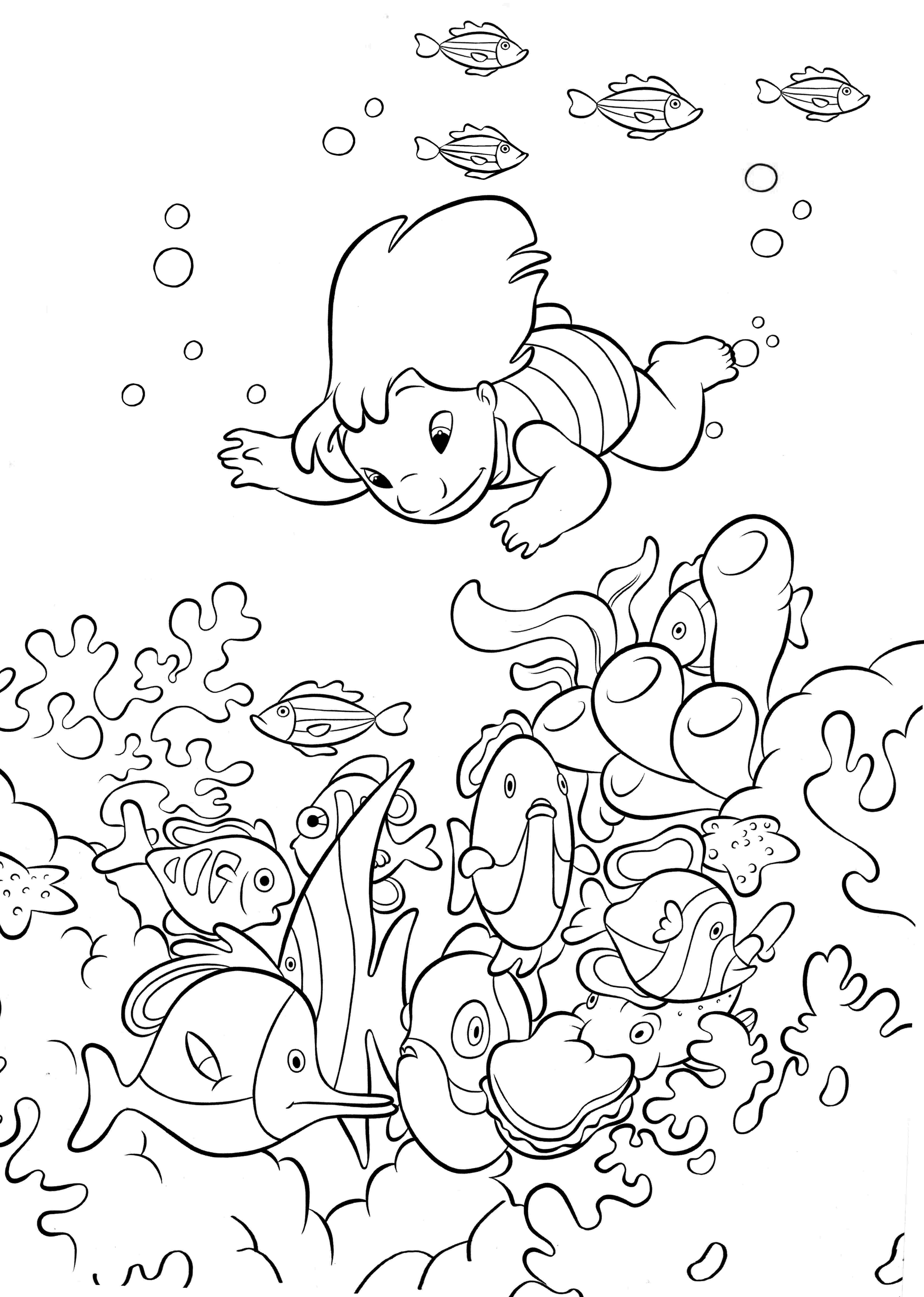 Раскраска Лило и Стич 45