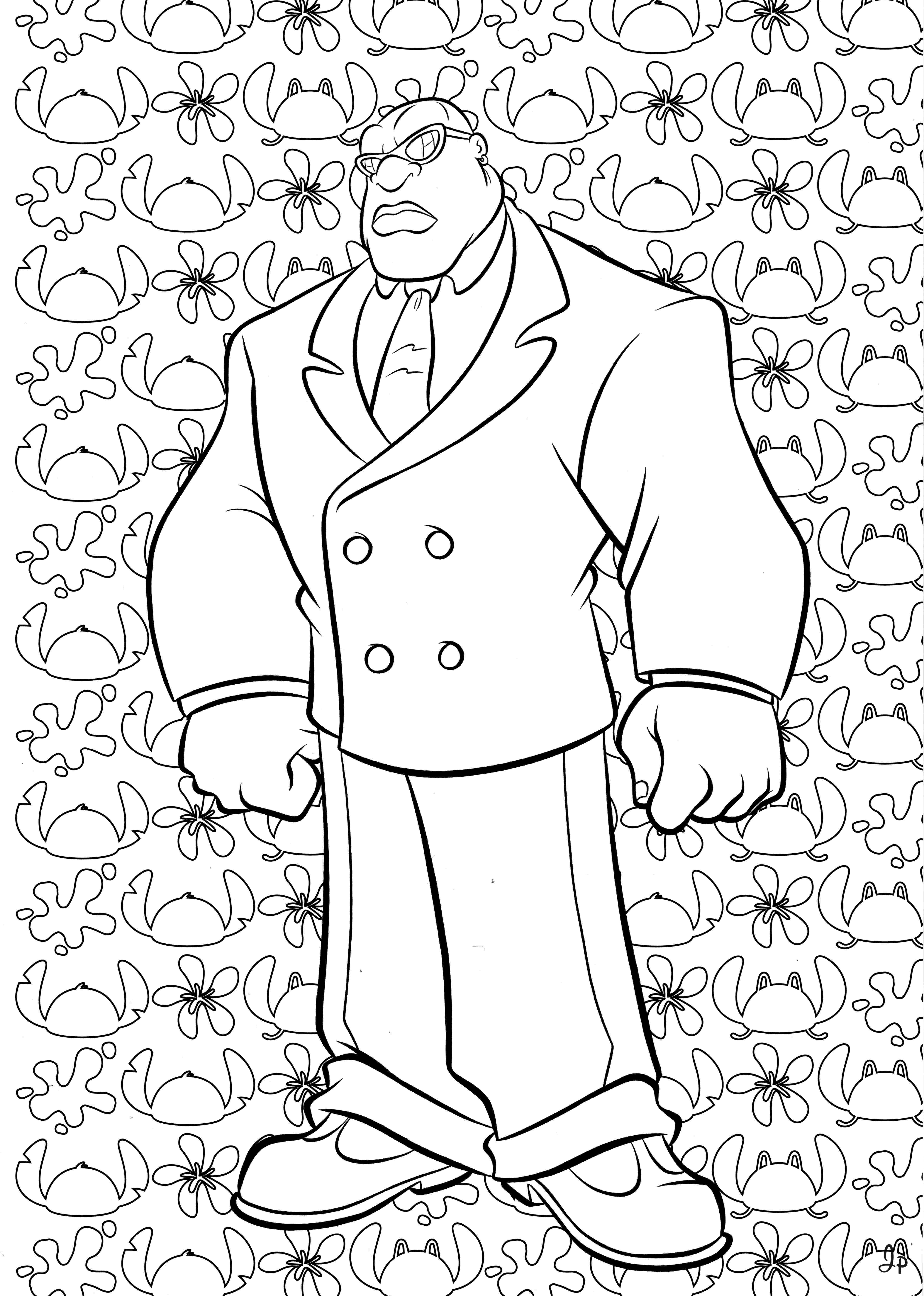 Раскраска Лило и Стич 76