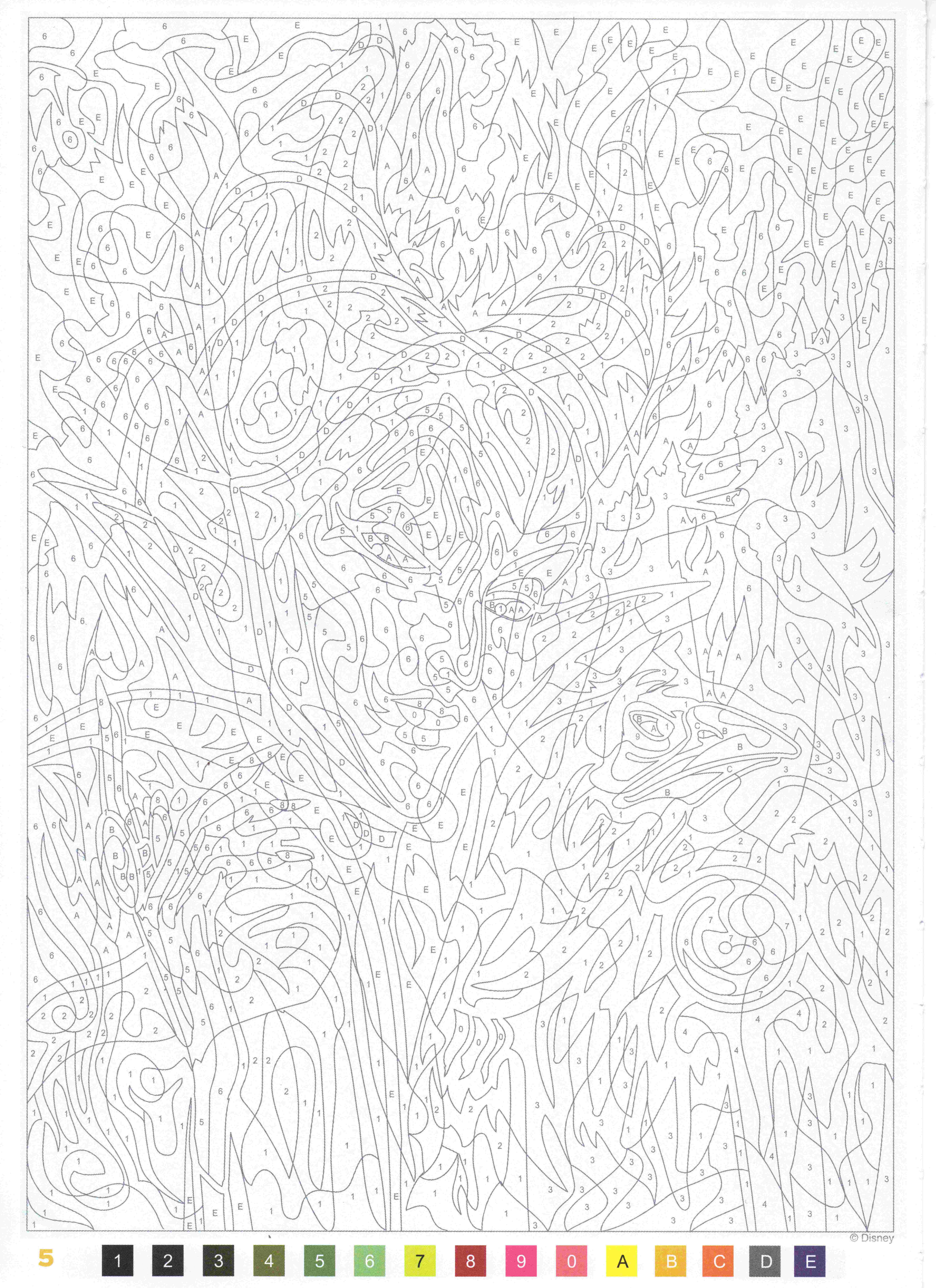 Раскраска Малефисента 1959