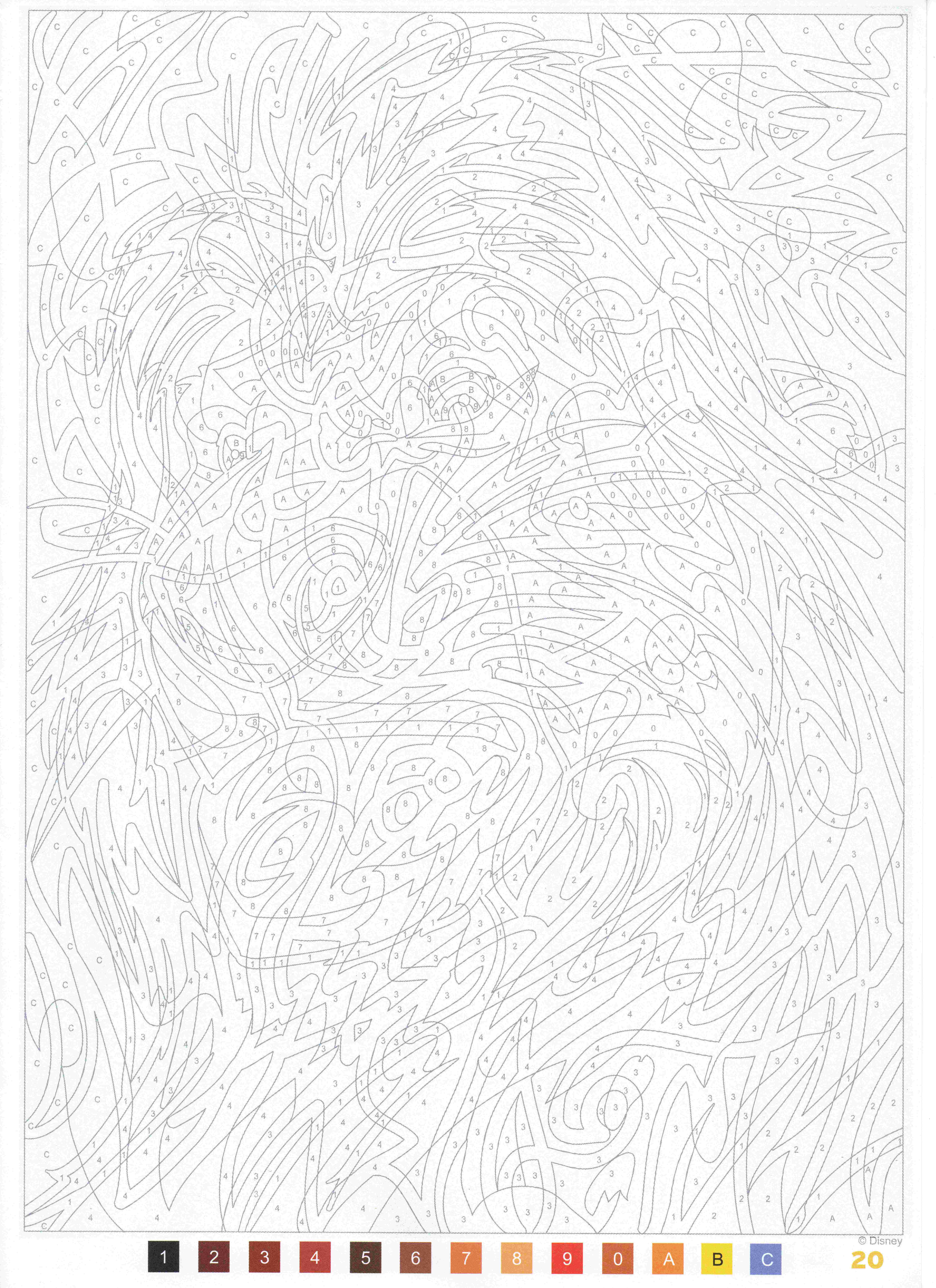 Раскраска Муфаса