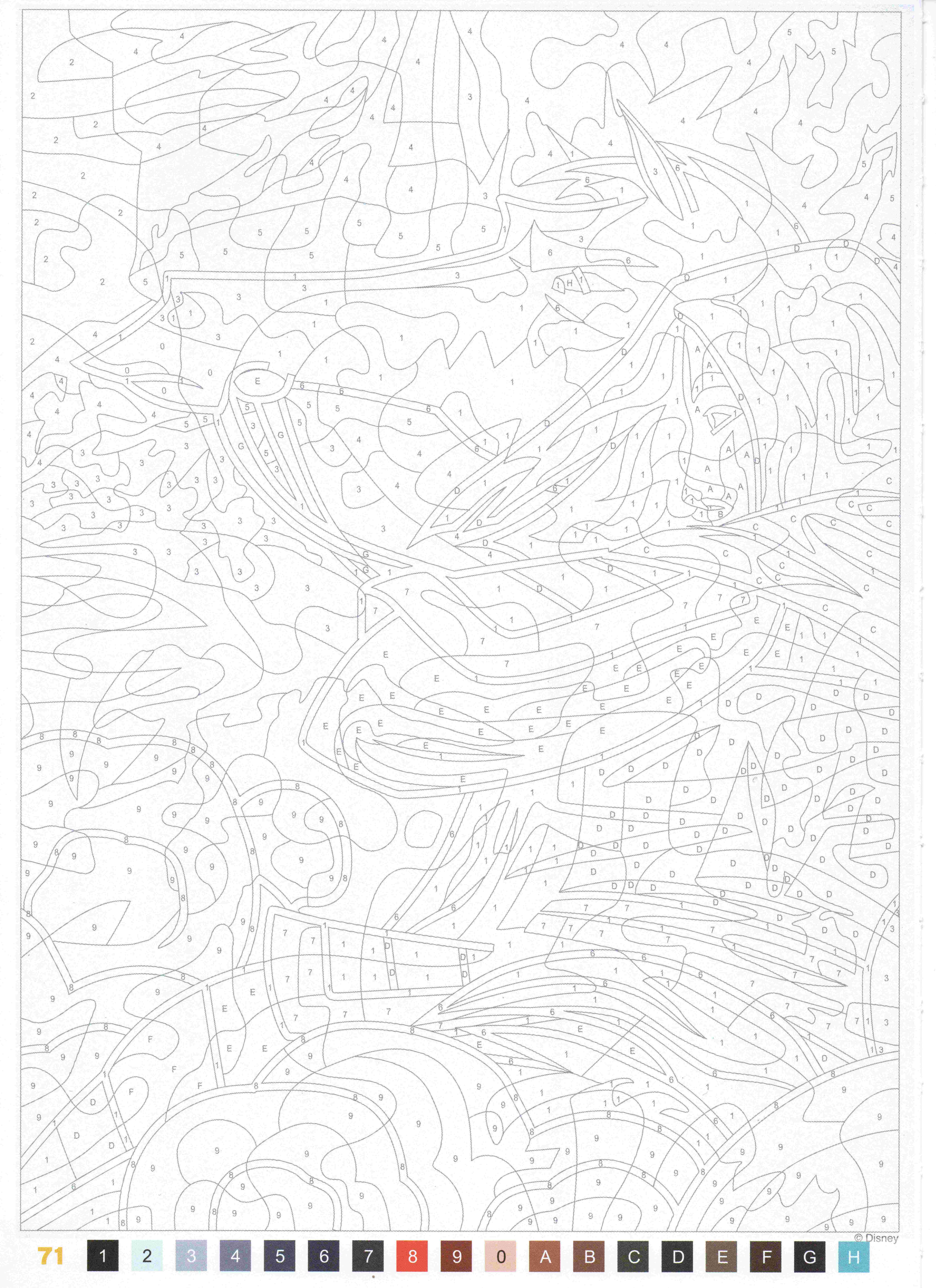 Раскраска Мулан на коне