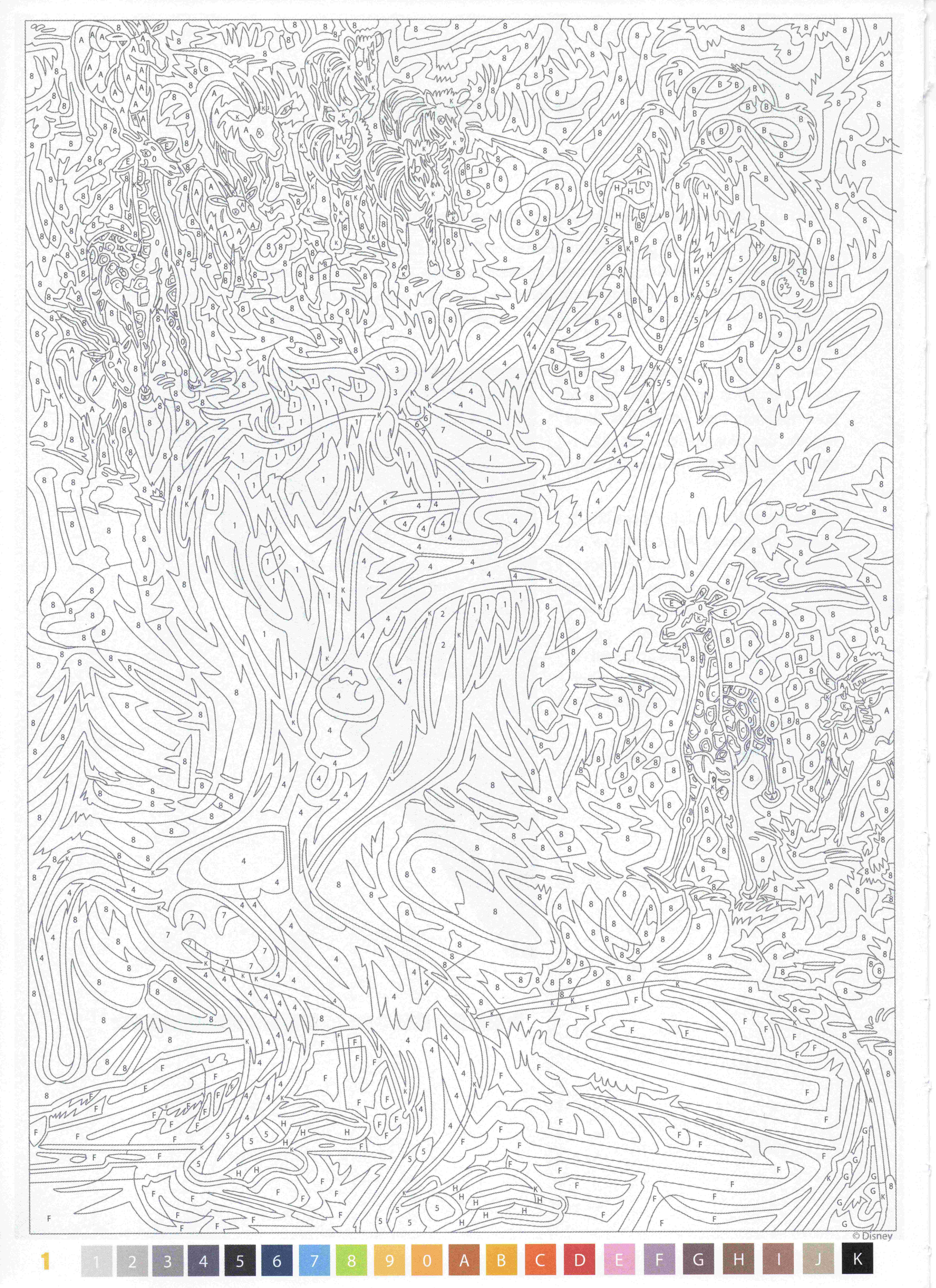 Раскраска Рафики держит Симбу