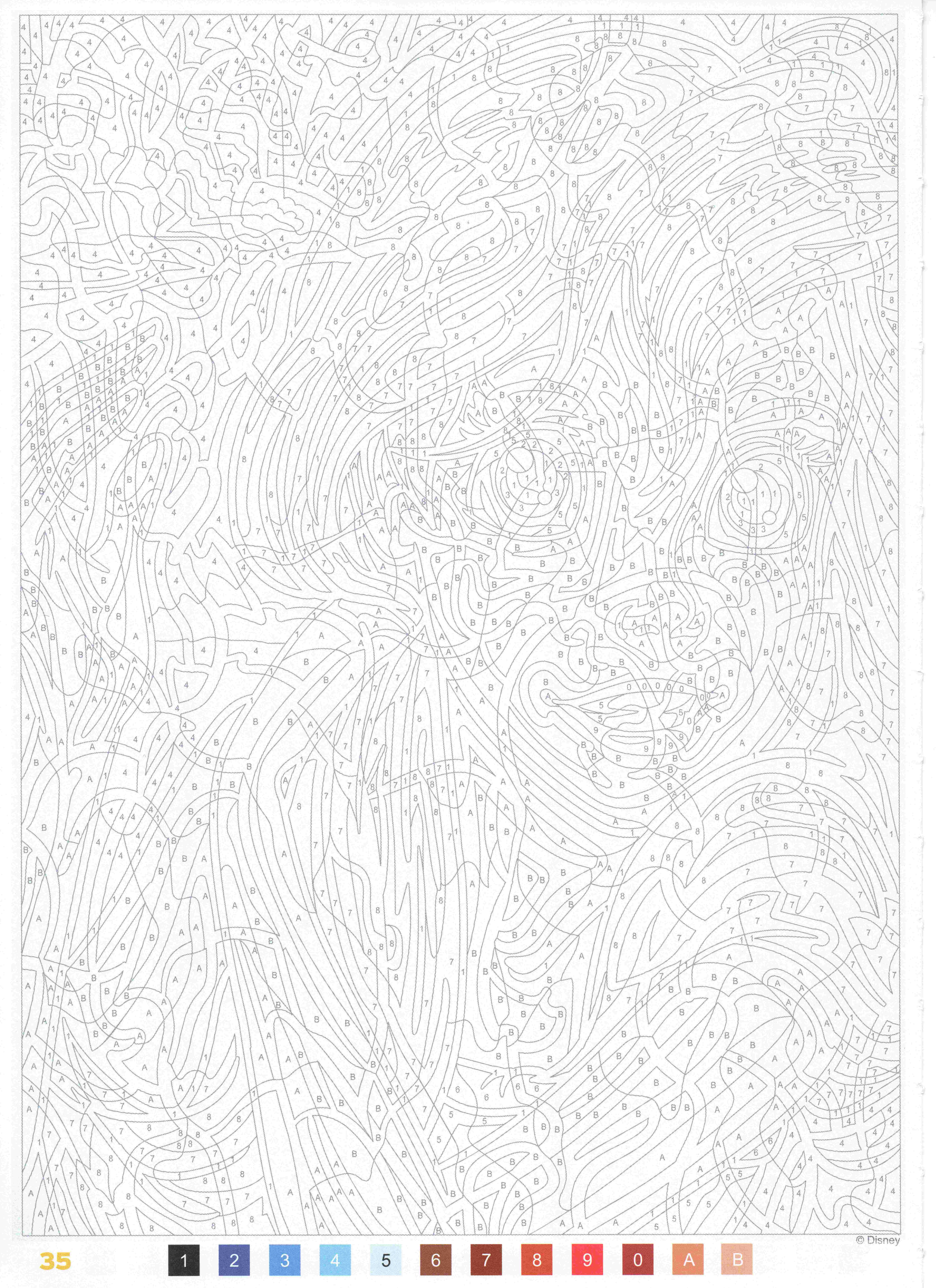 Раскраска Русалочка 1989