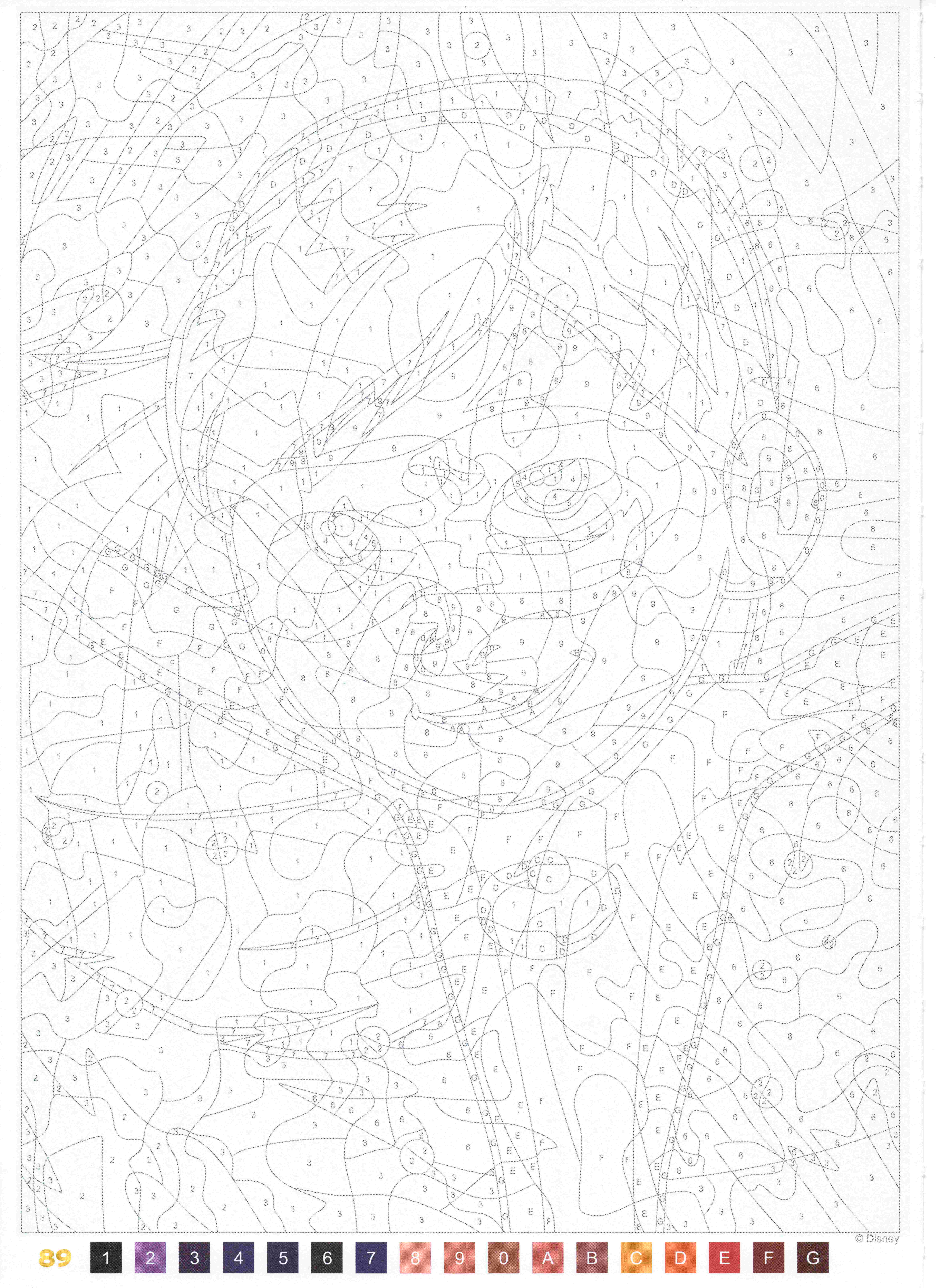 Раскраска Фиалка