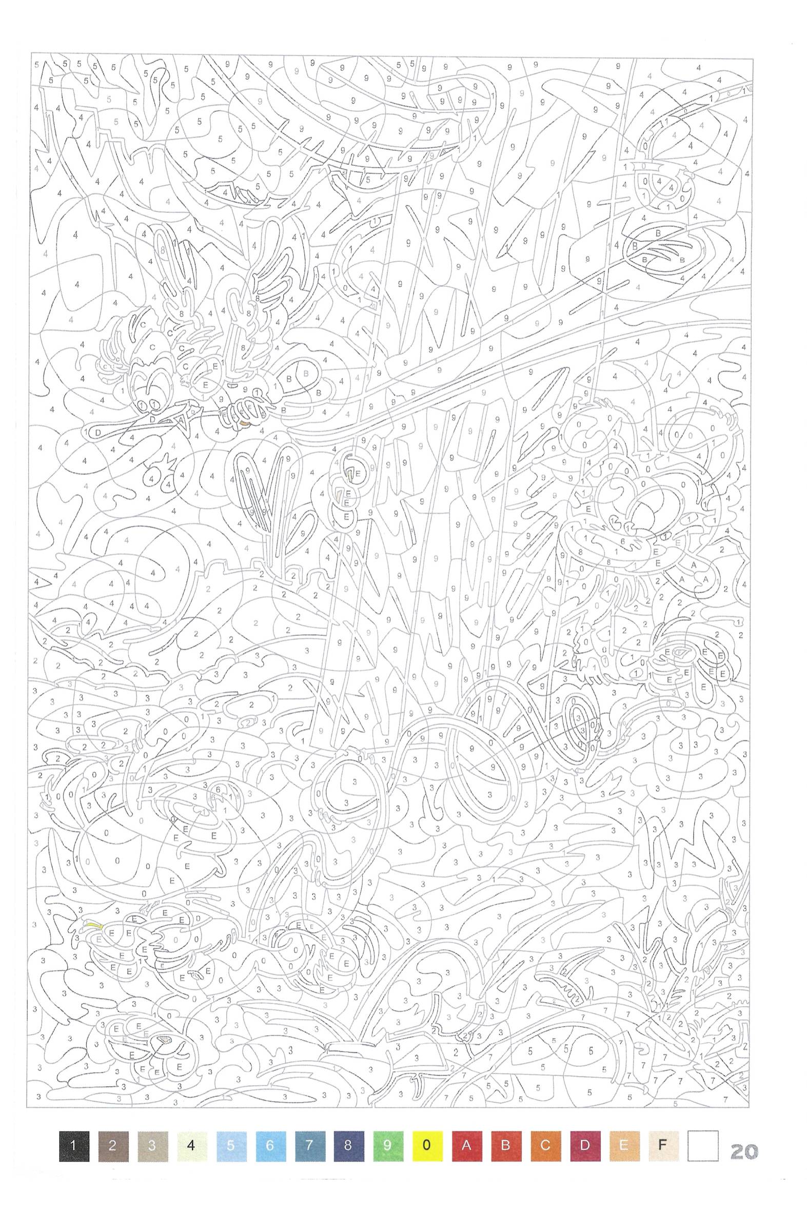 Раскраска Марсупилами 20