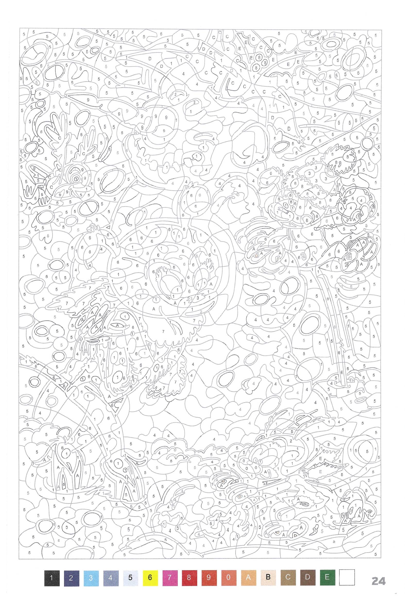 Раскраска Марсупилами 24