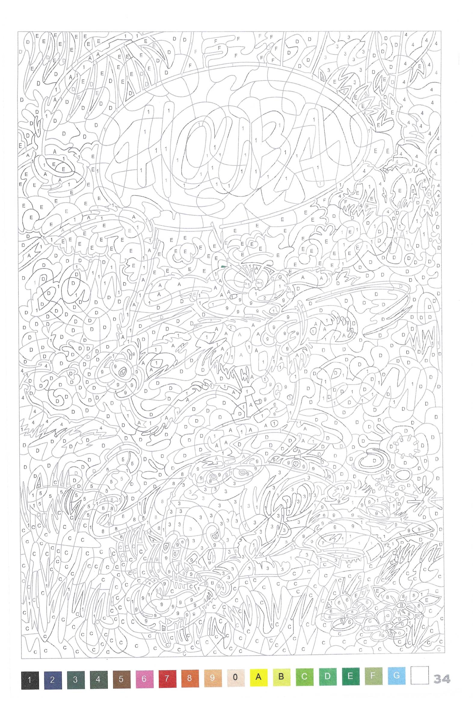 Раскраска Марсупилами 34