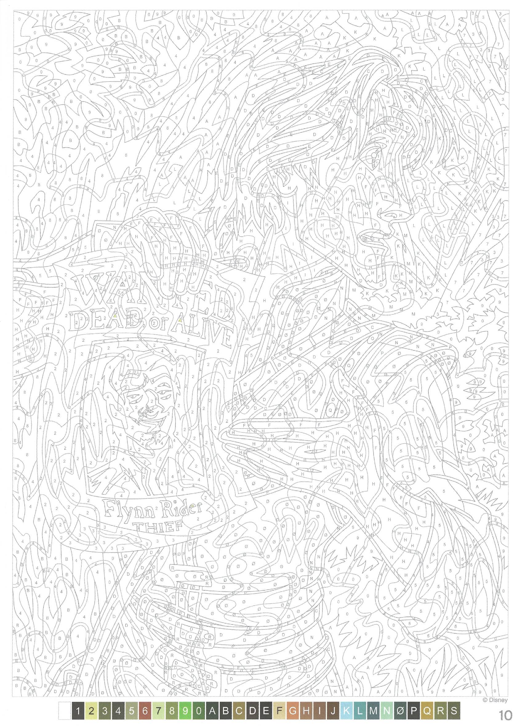 Раскраска Рапунцель Запутанная история 10