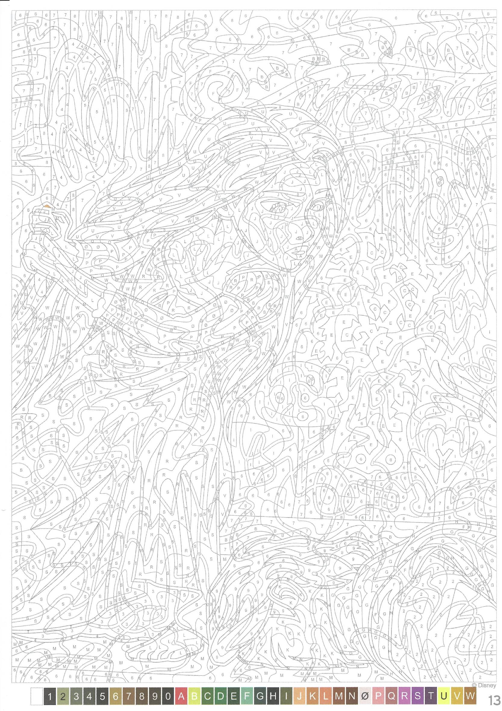 Раскраска Рапунцель Запутанная история 13