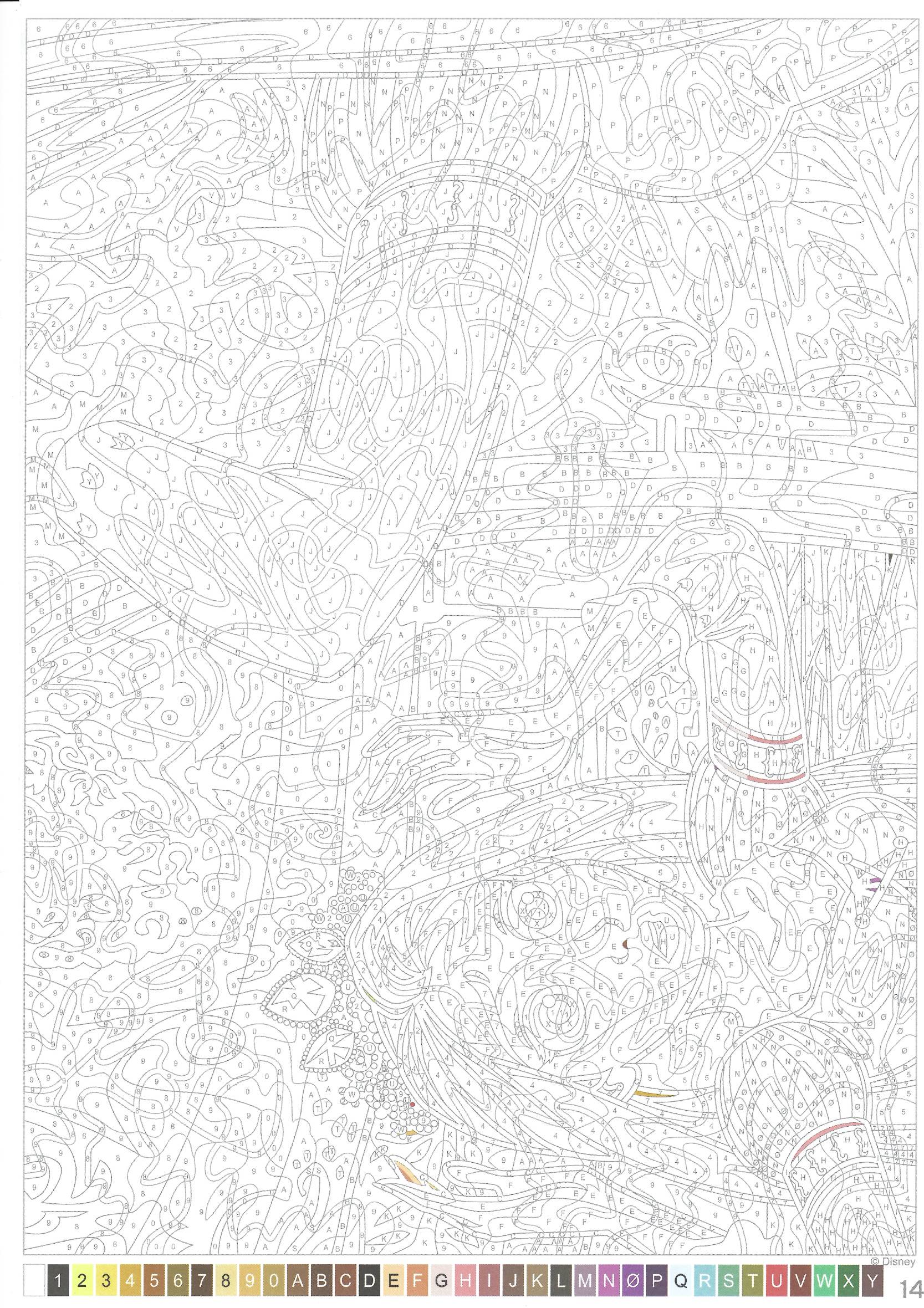 Раскраска Рапунцель Запутанная история 14