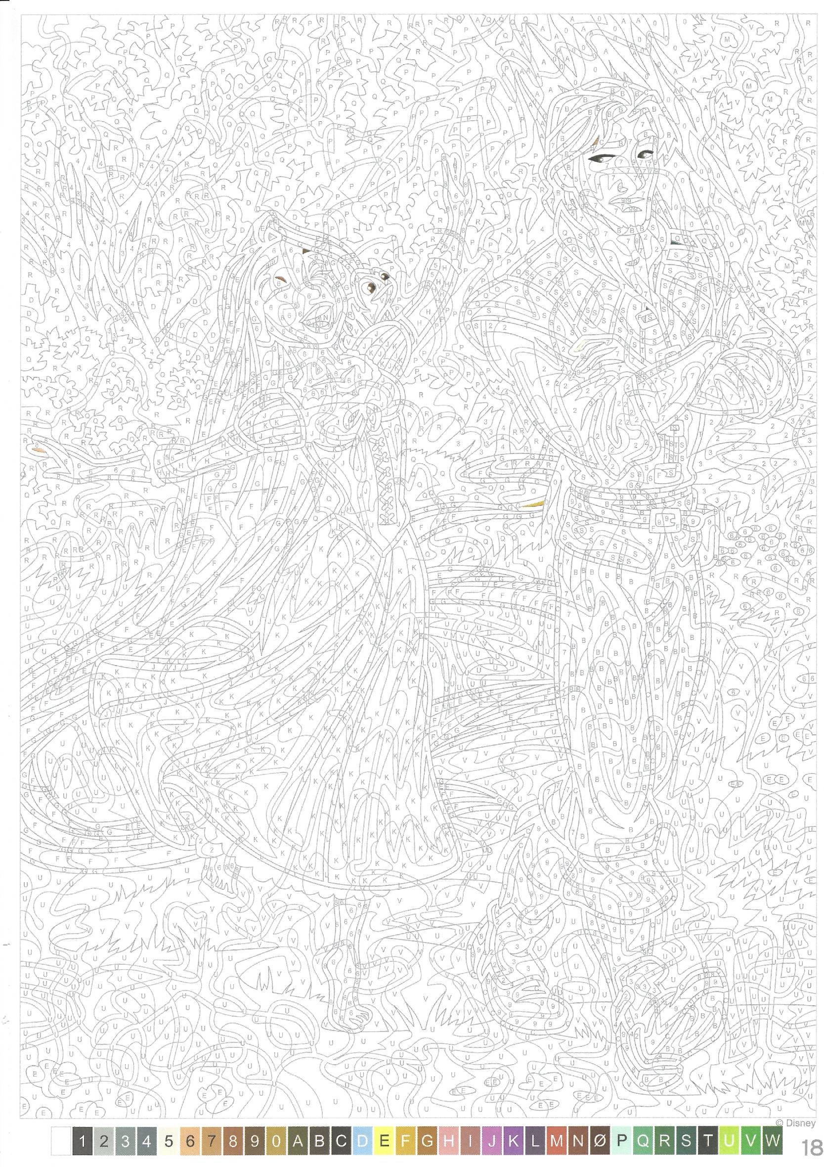 Раскраска Рапунцель Запутанная история 18