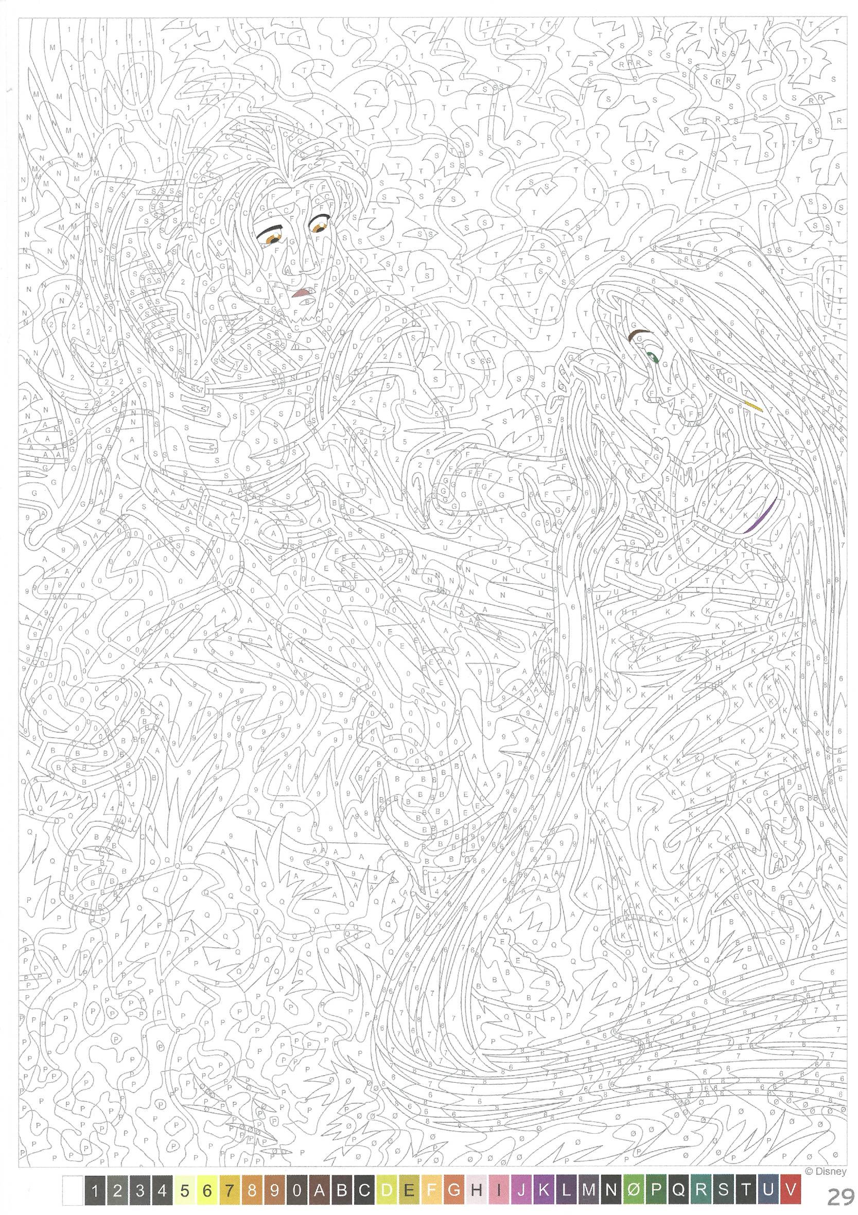 Раскраска Рапунцель Запутанная история 29