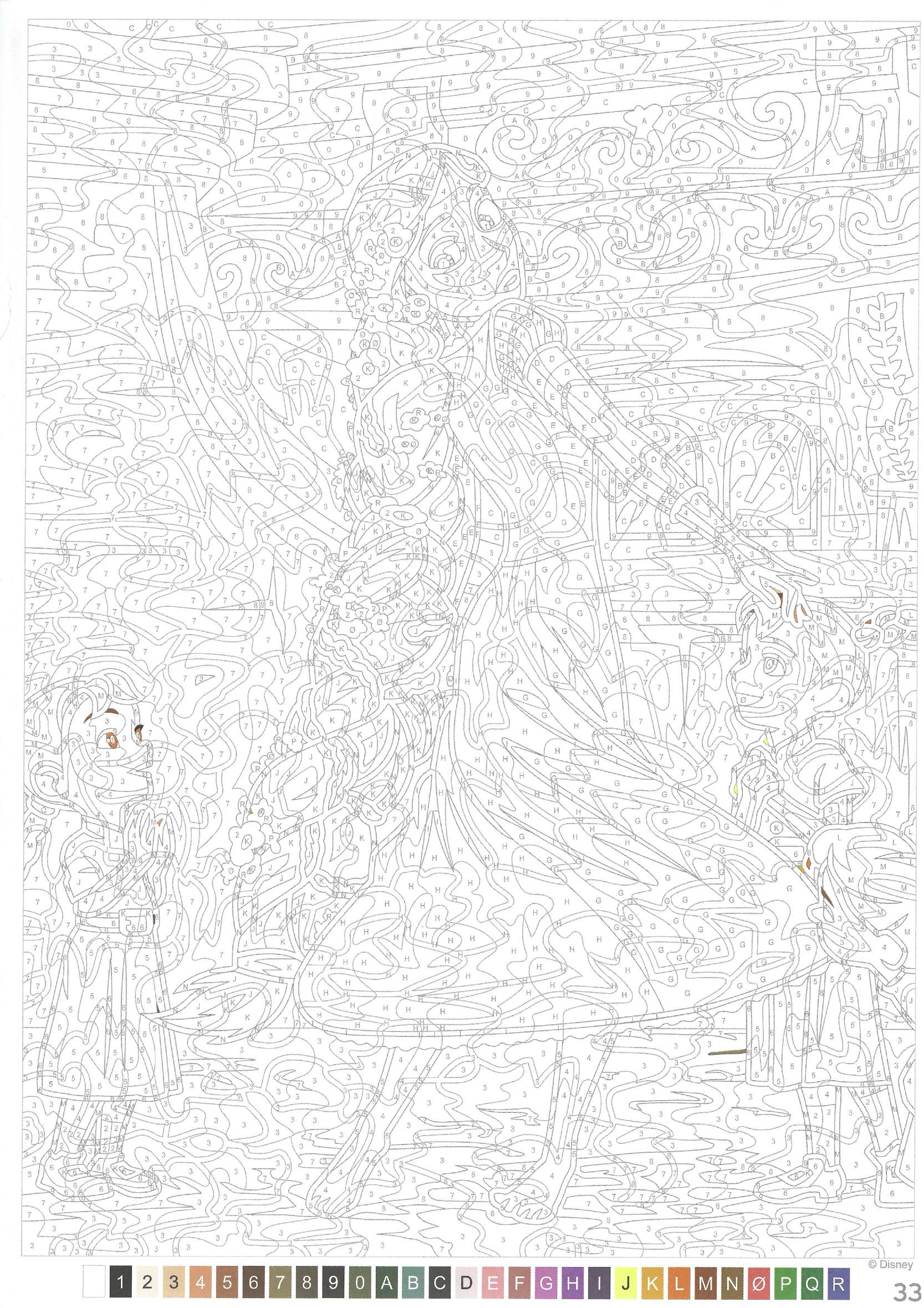 Раскраска Рапунцель Запутанная история 33