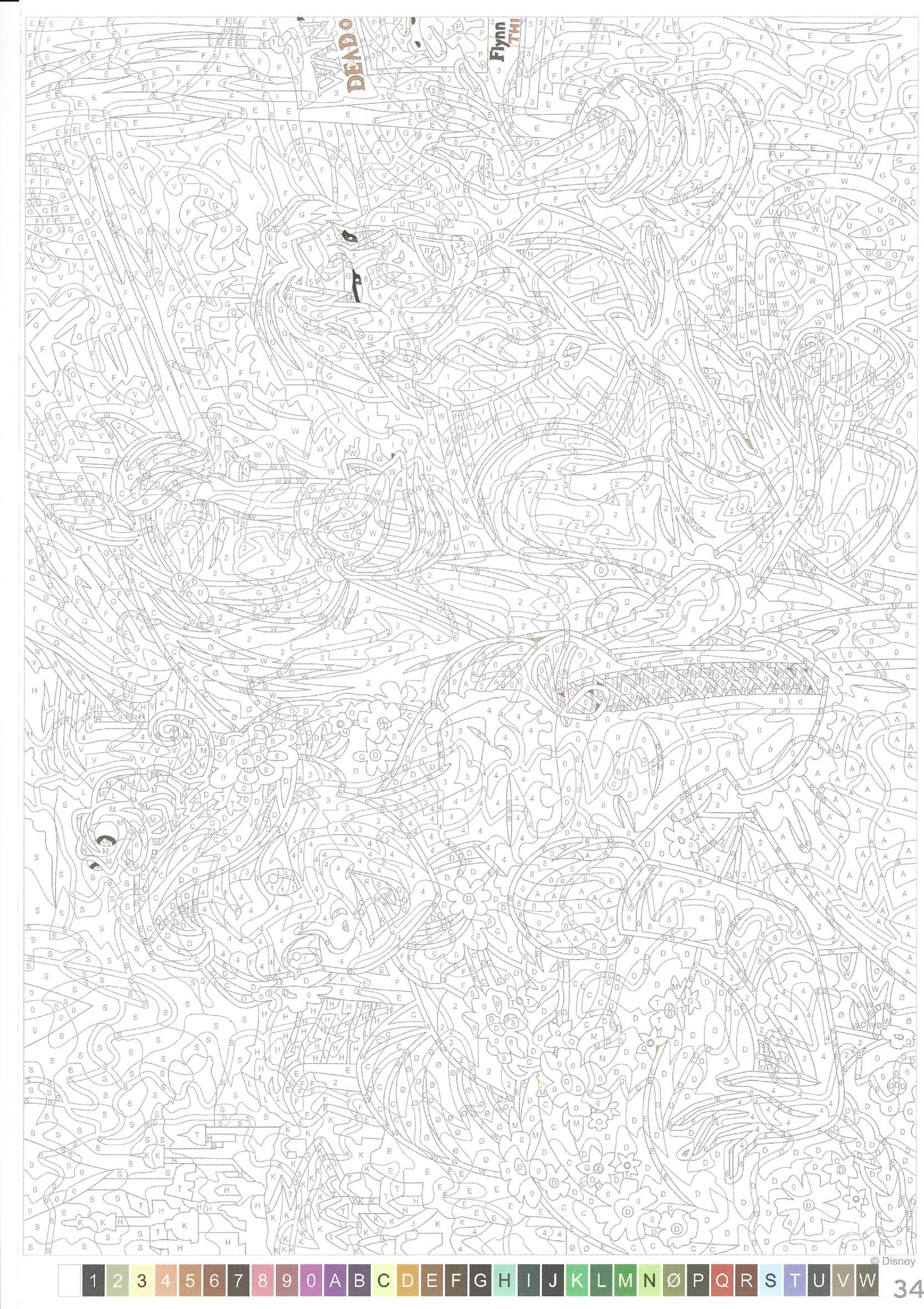 Раскраска Рапунцель Запутанная история 34