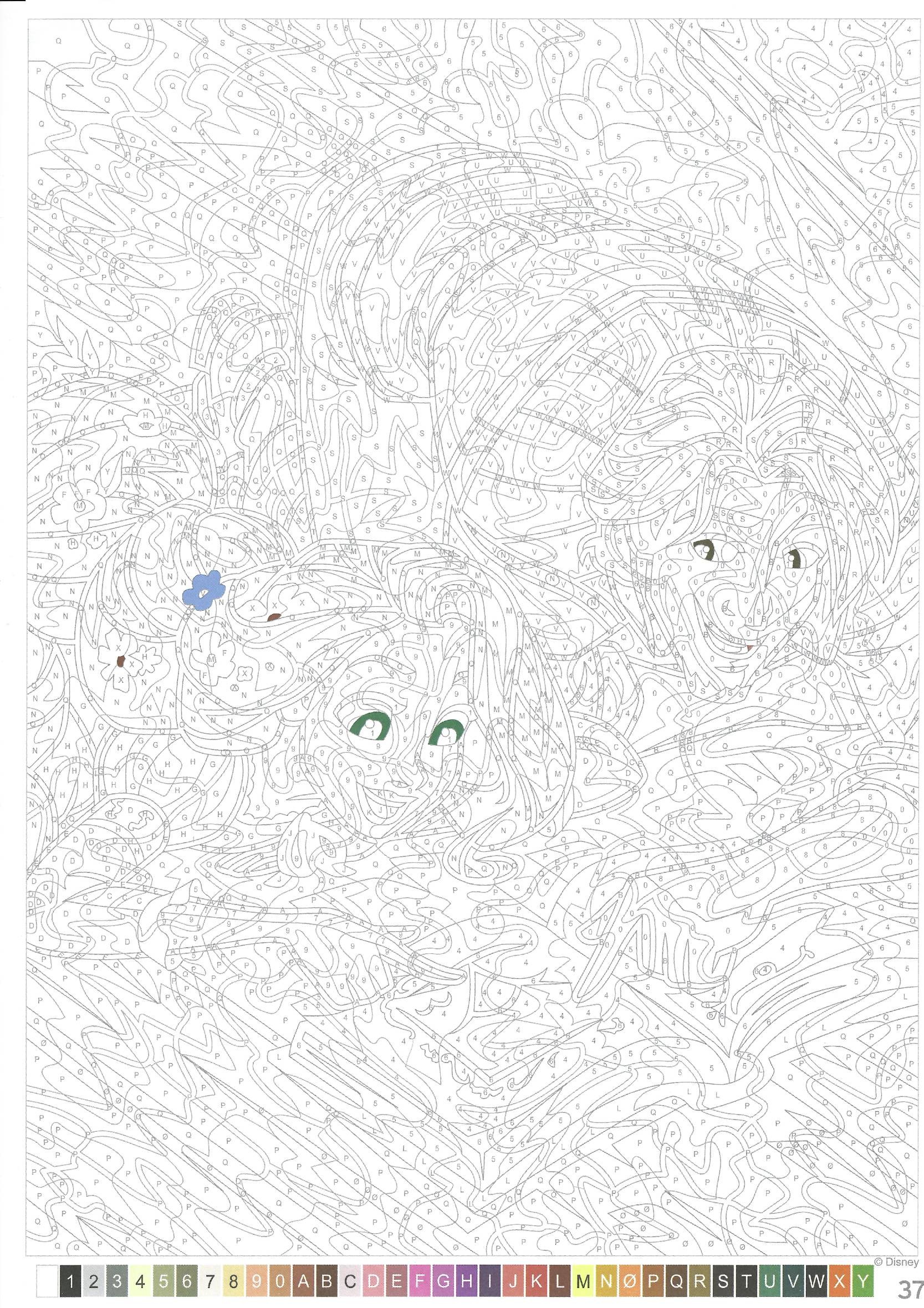 Раскраска Рапунцель Запутанная история 37