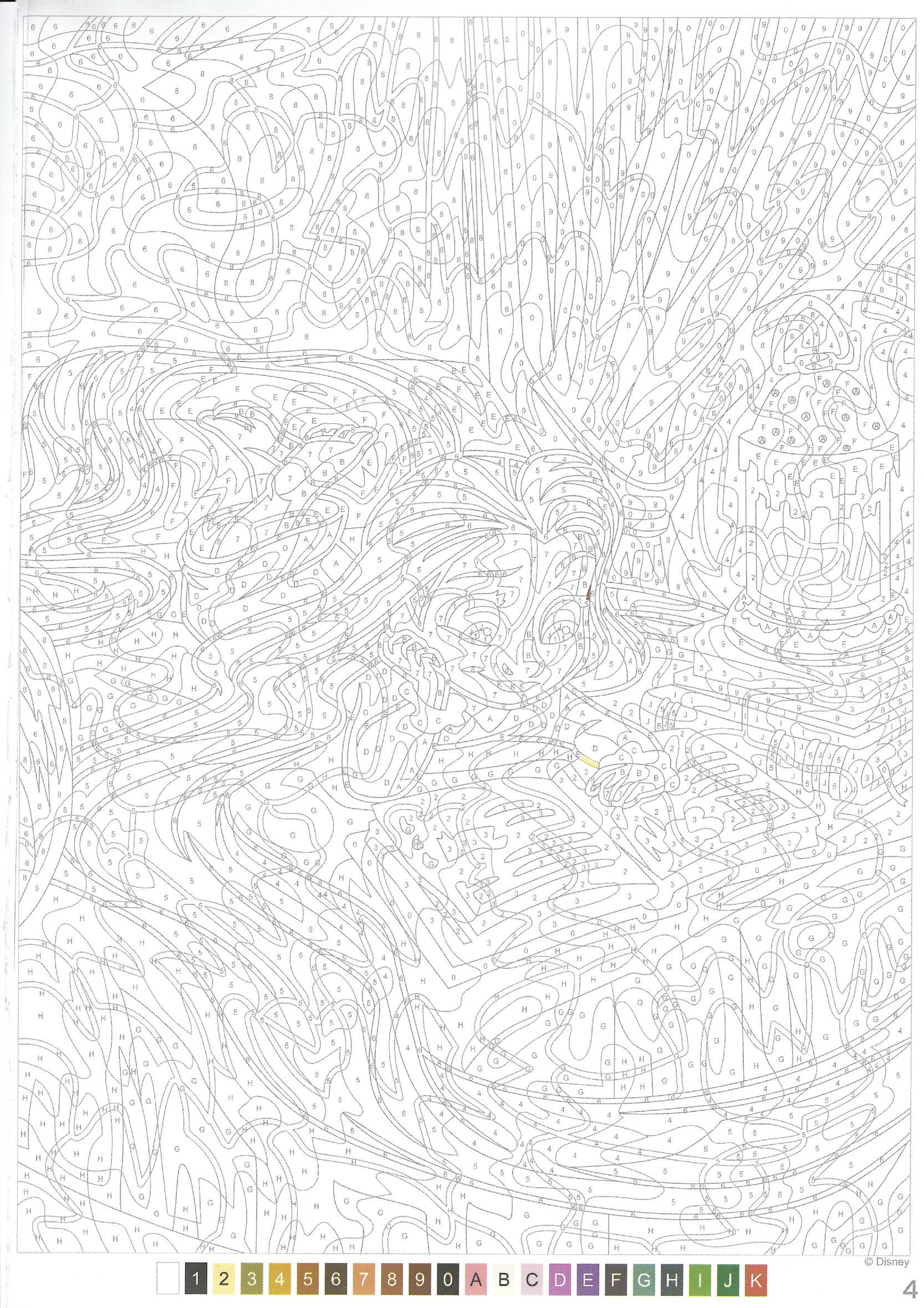 Раскраска Рапунцель Запутанная история 4