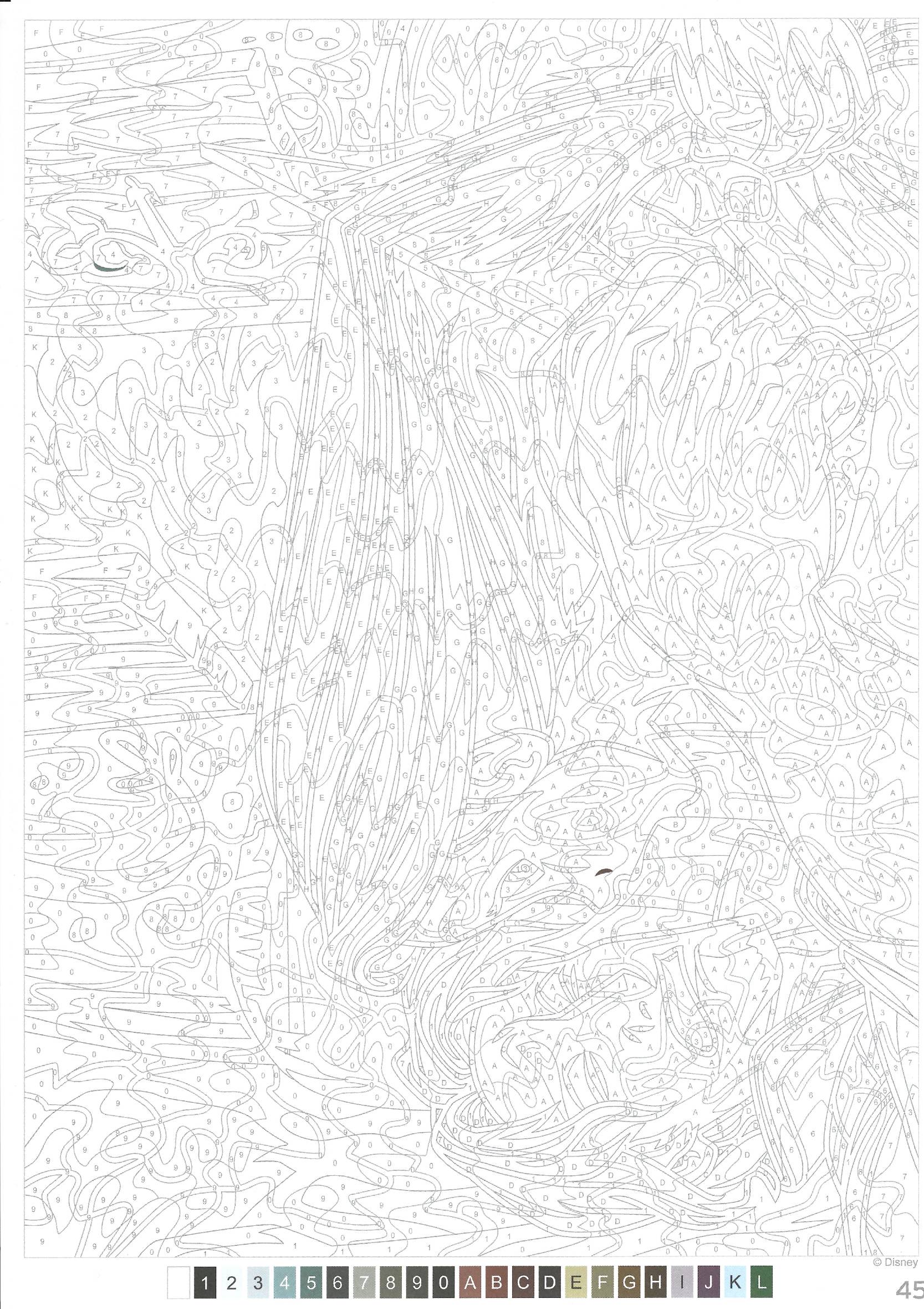 Раскраска Рапунцель Запутанная история 45