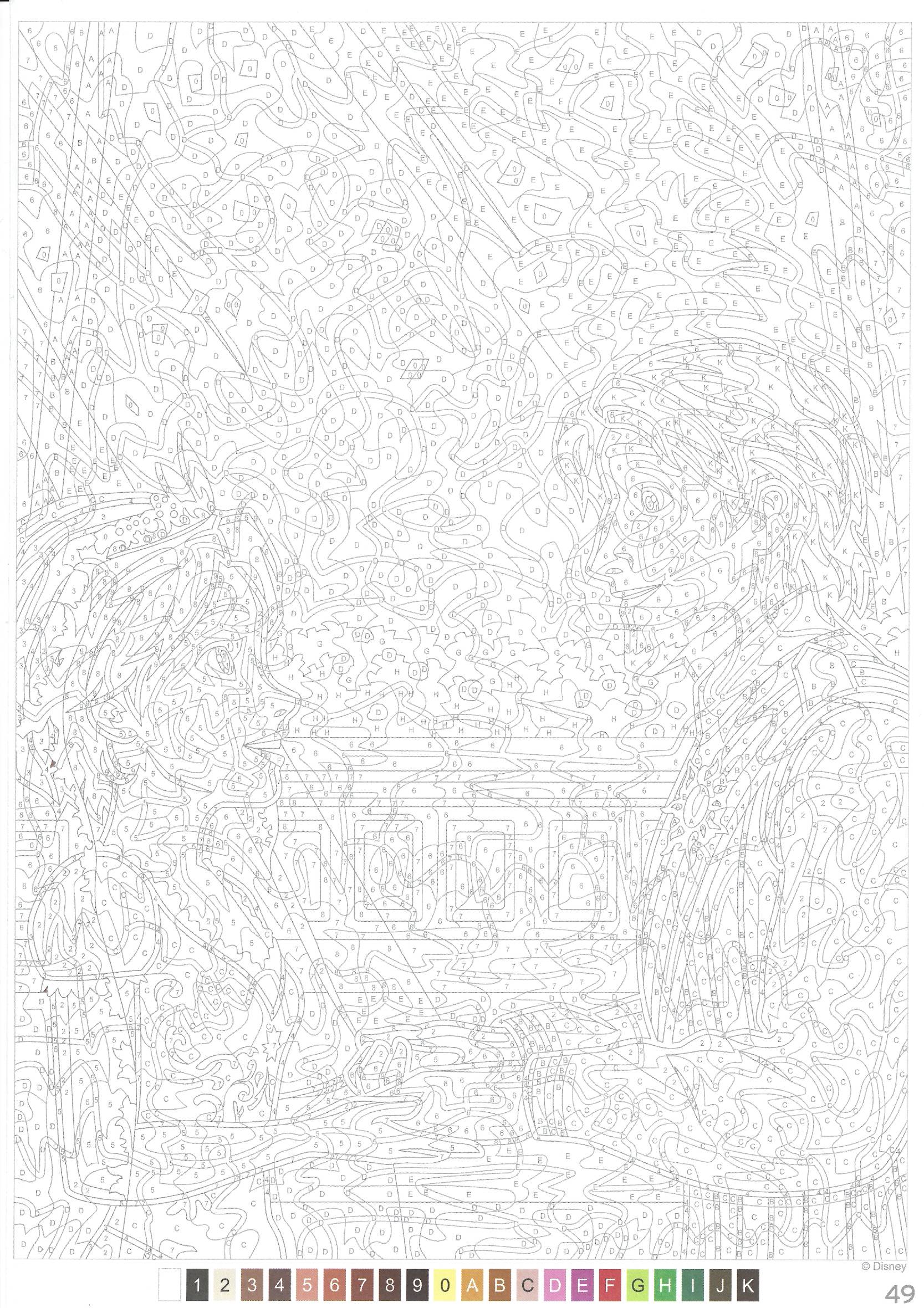 Раскраска Рапунцель Запутанная история 49