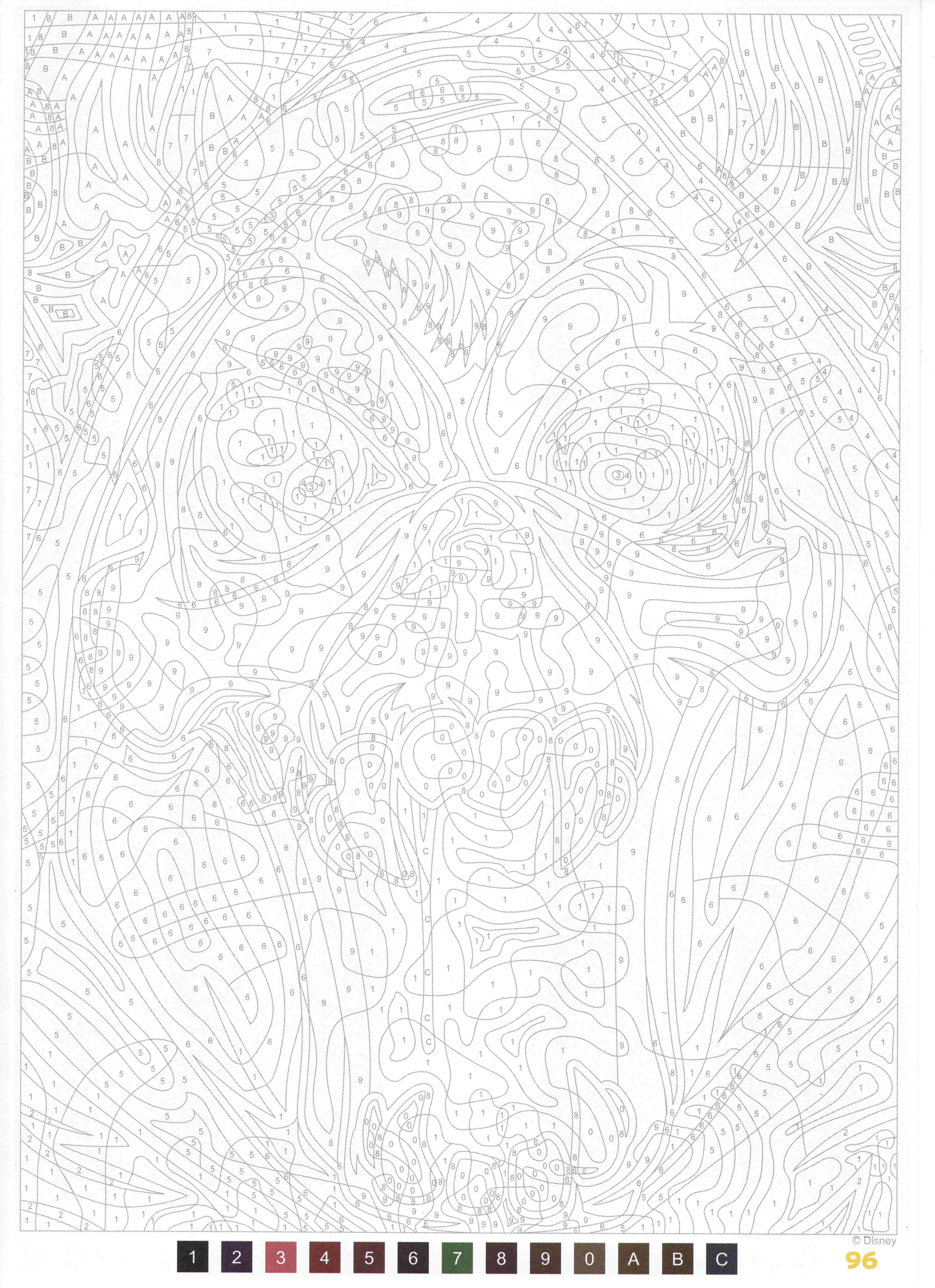 Раскраска Рогатый Король Чёрный котёл (1985)