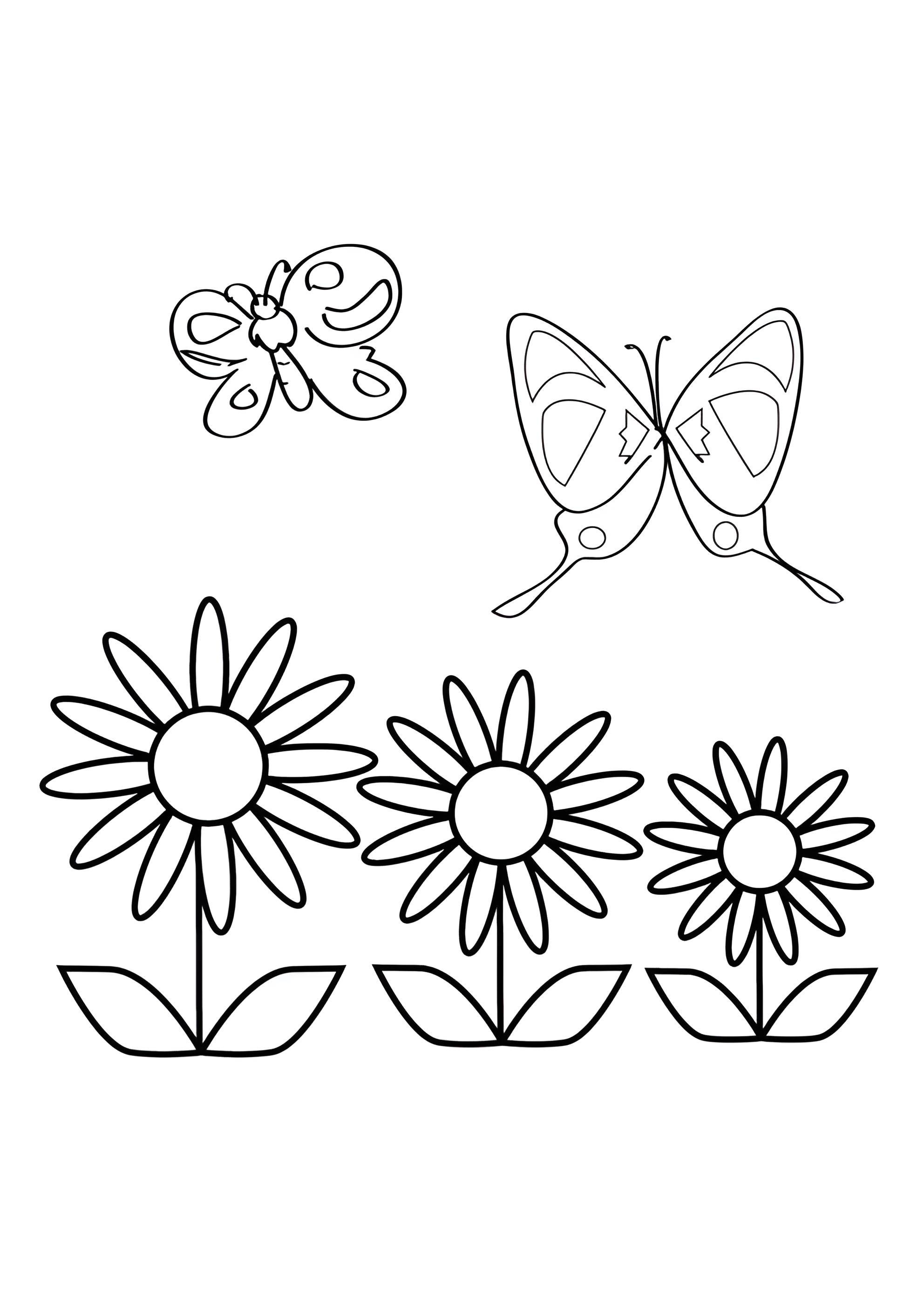 Раскраска Весна для малышей