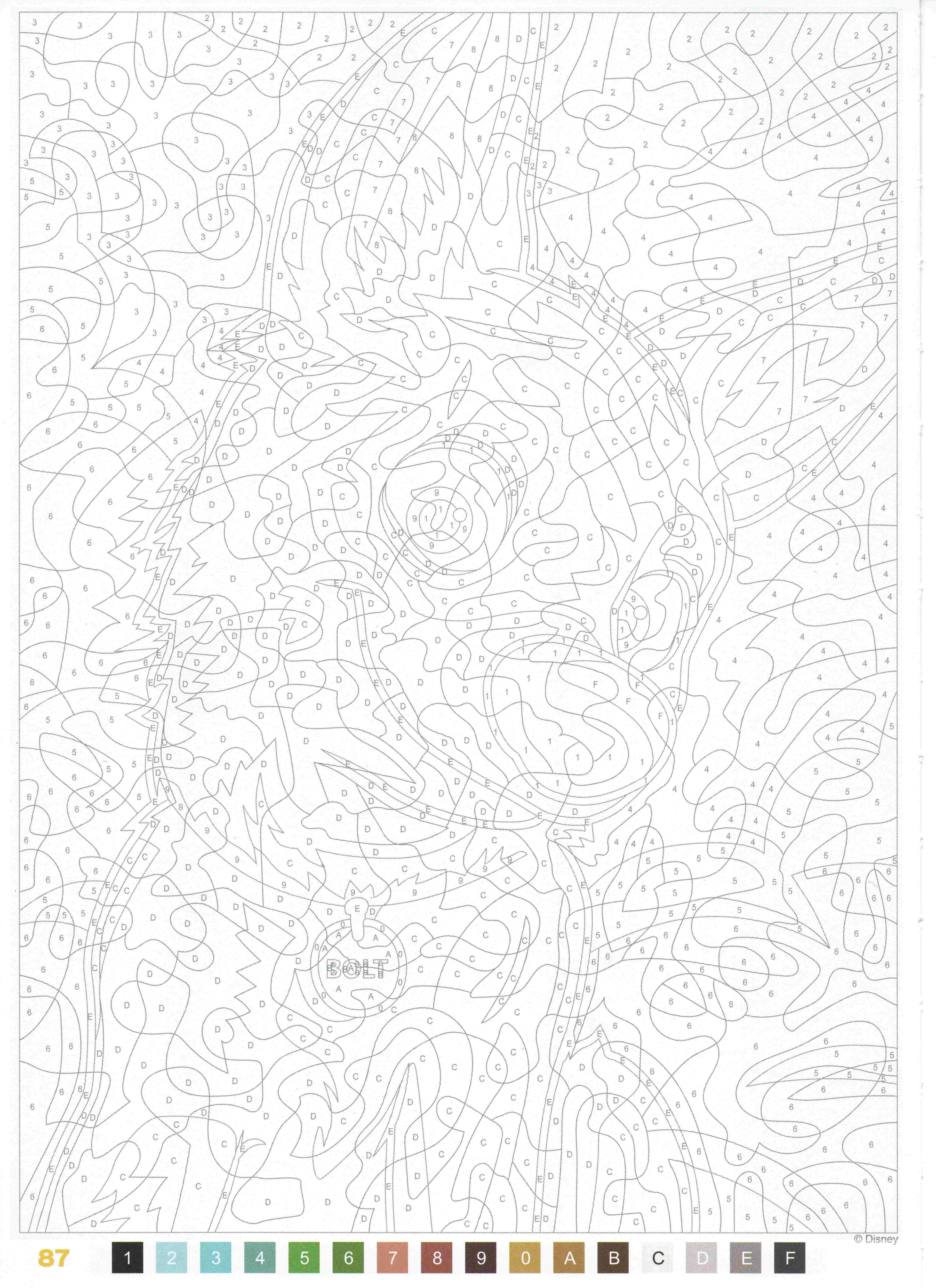 Раскраска Вольт