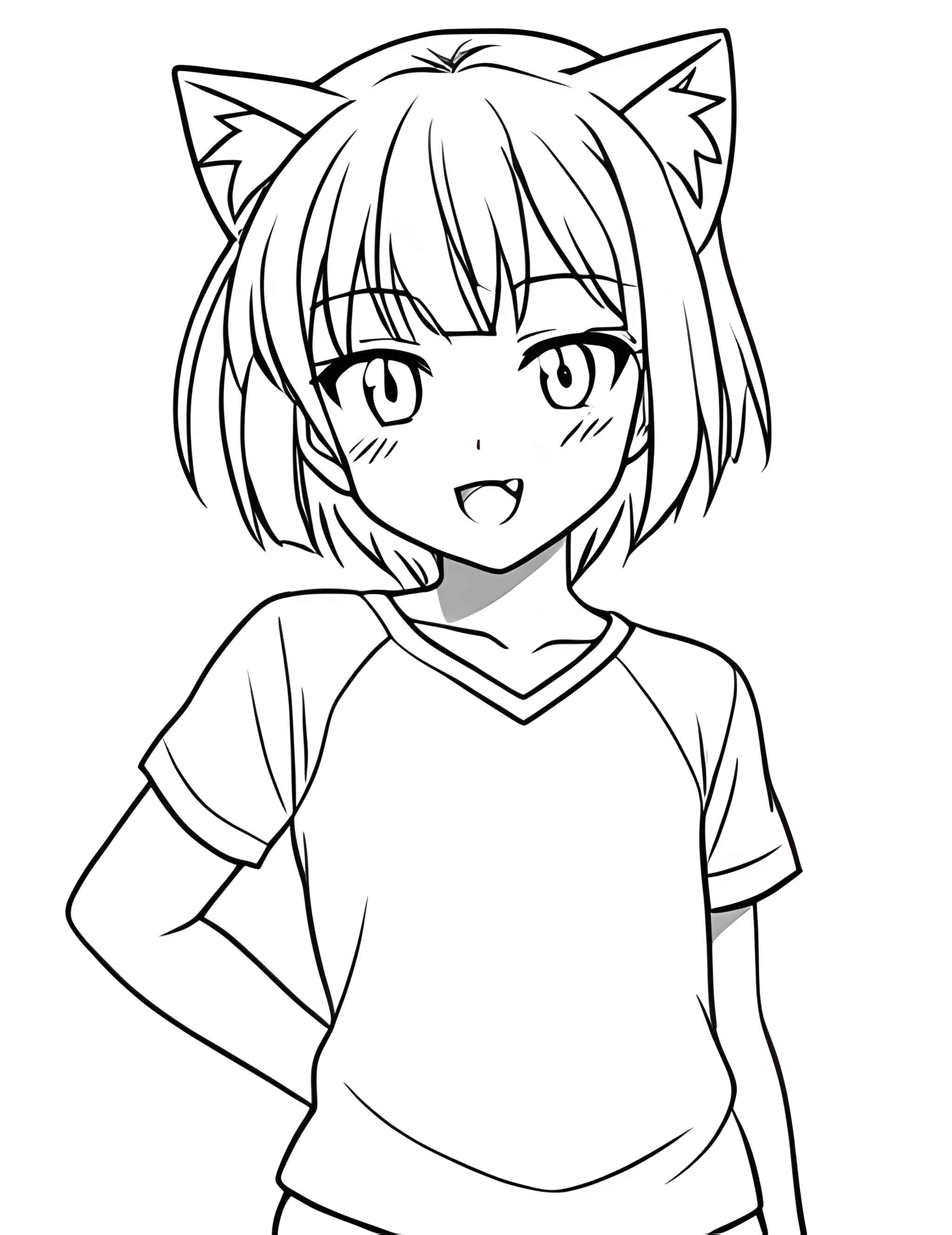 Раскраска Аниме 14