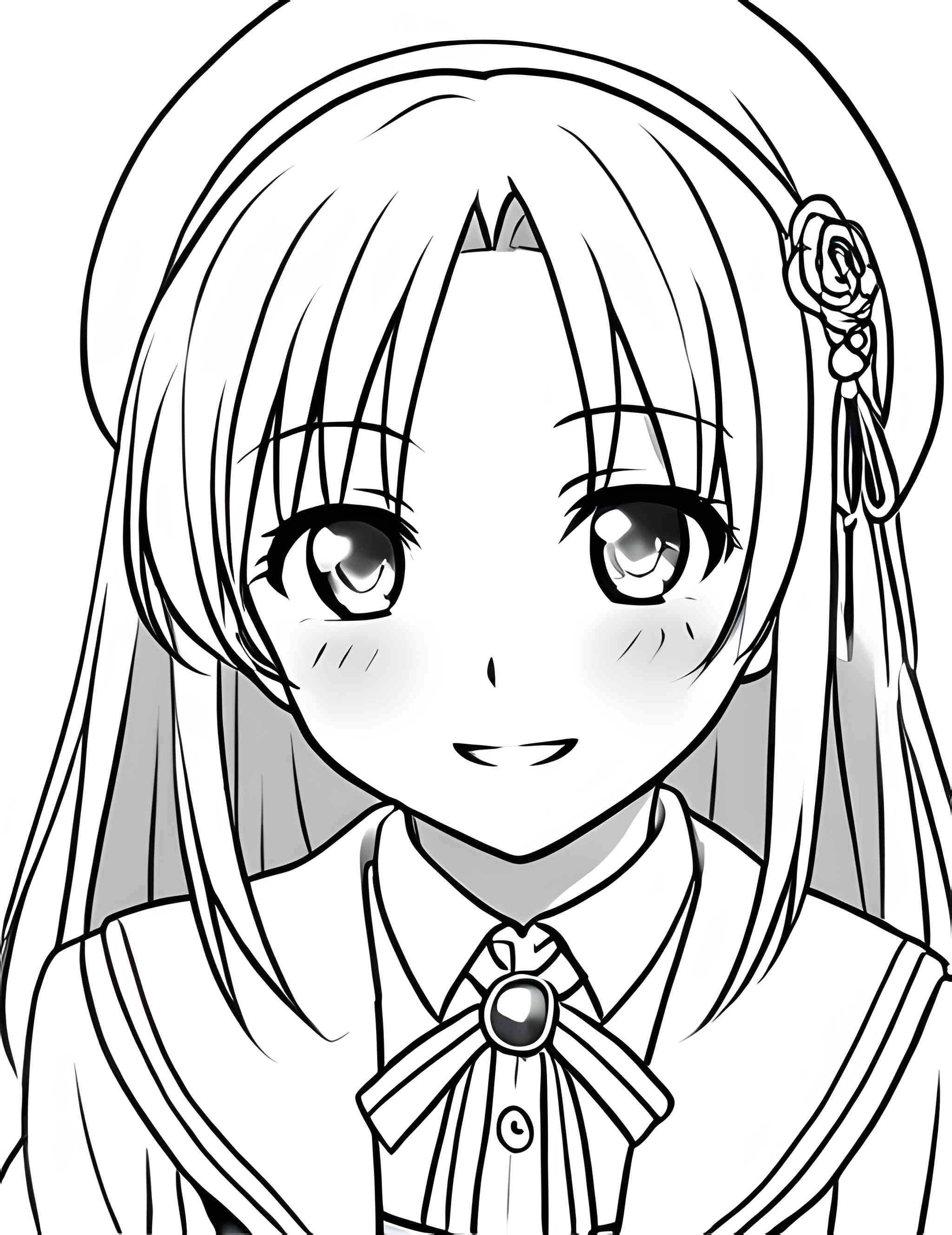 Раскраска Аниме 22