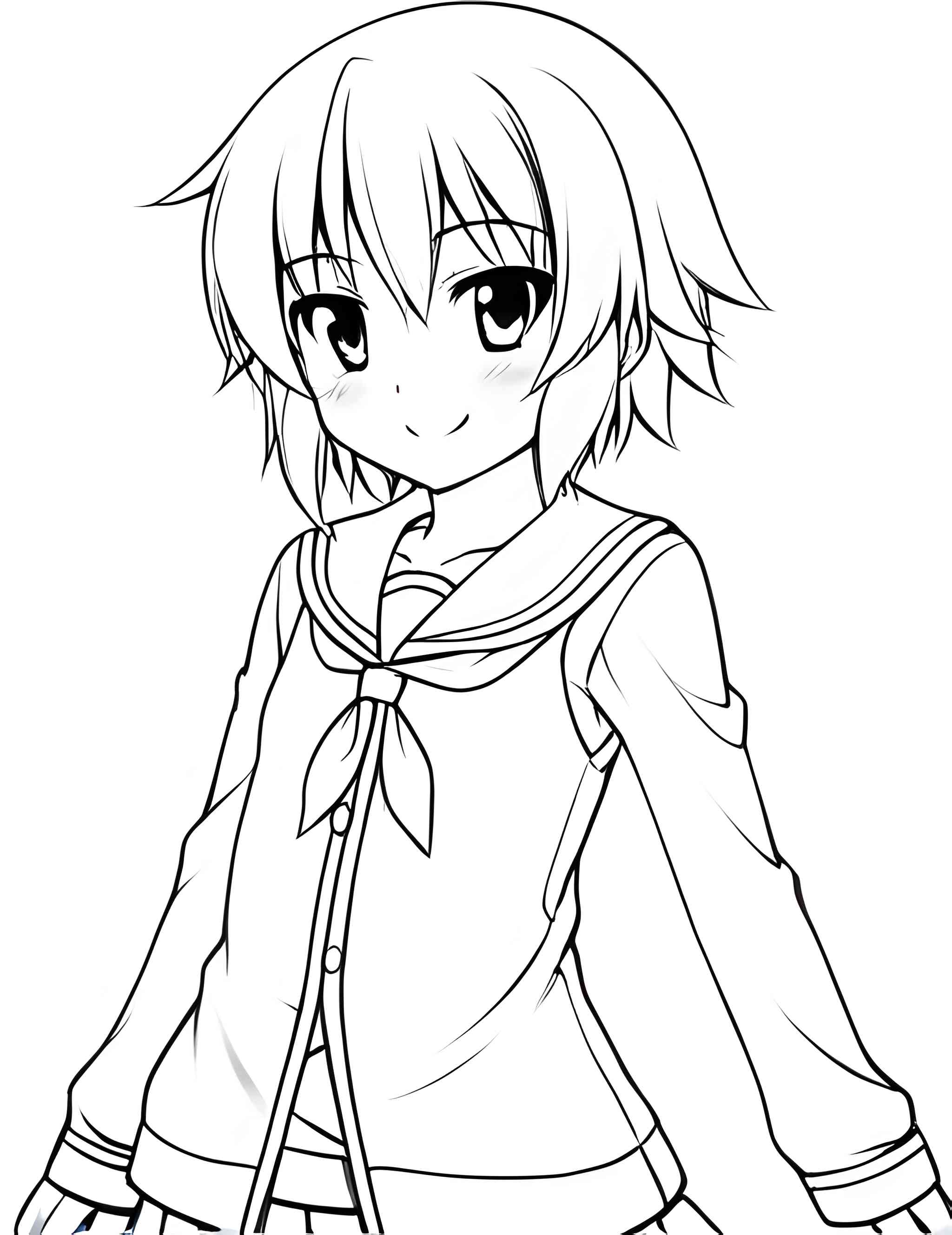 Раскраска Аниме 23