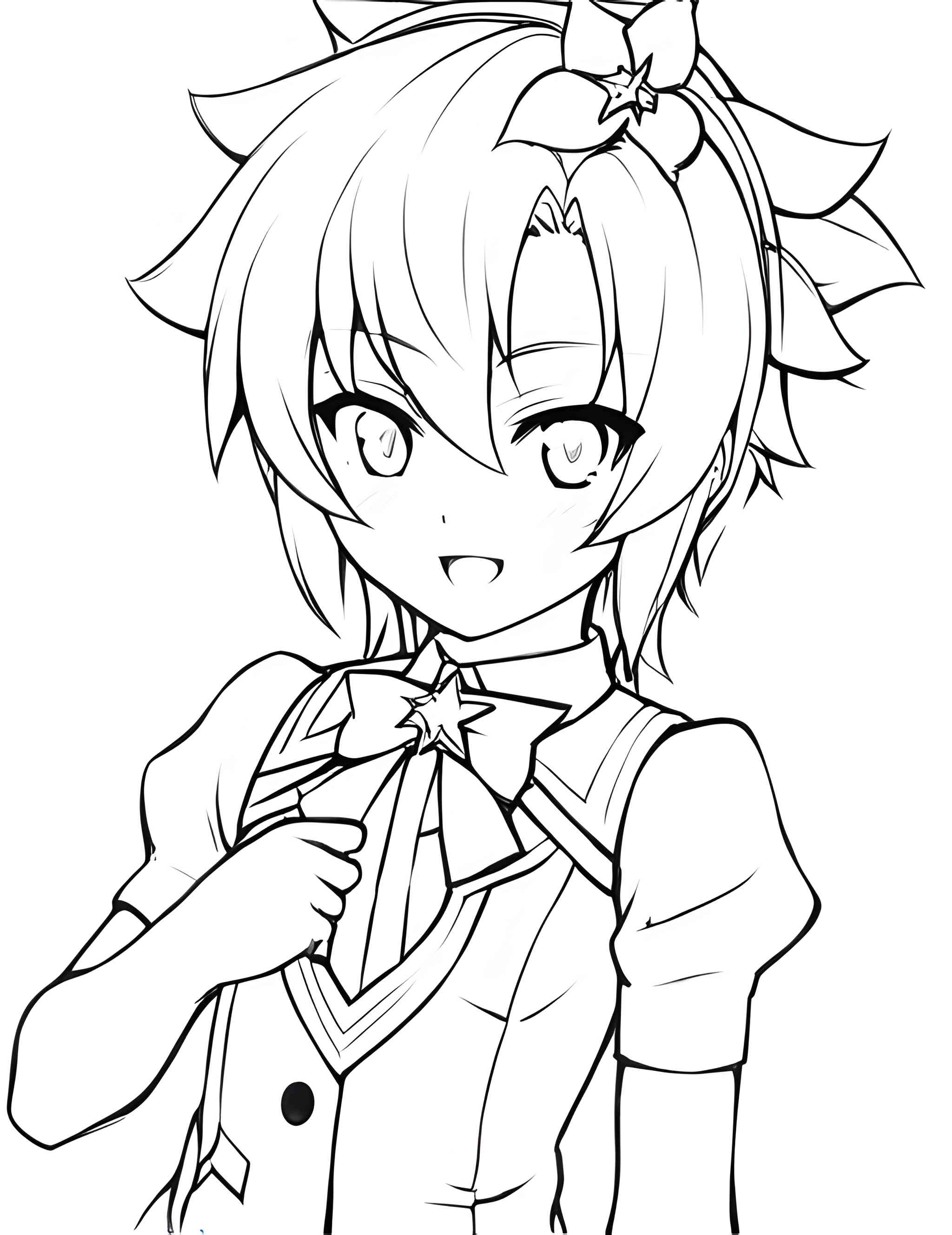 Раскраска Аниме 24