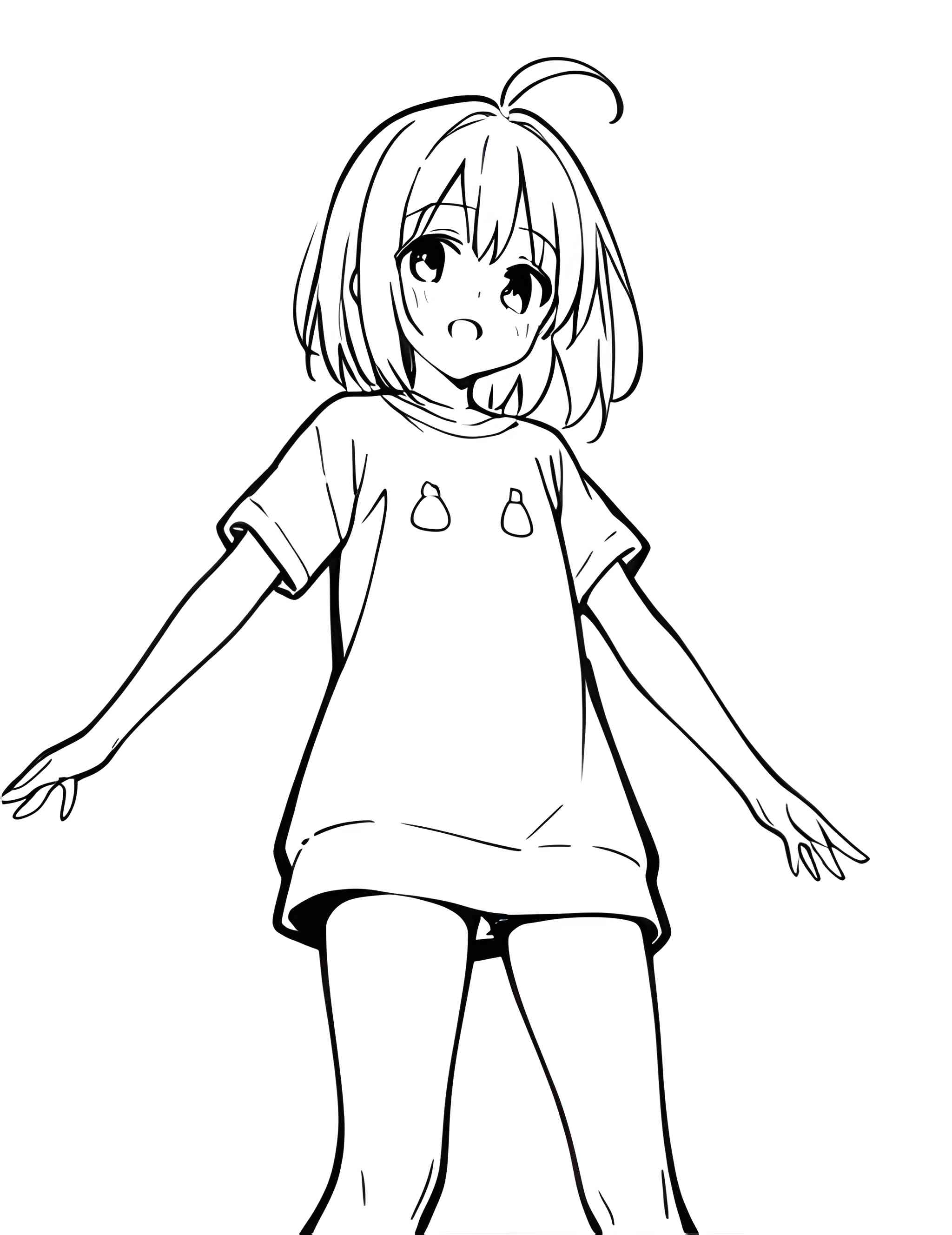 Раскраска Аниме 25