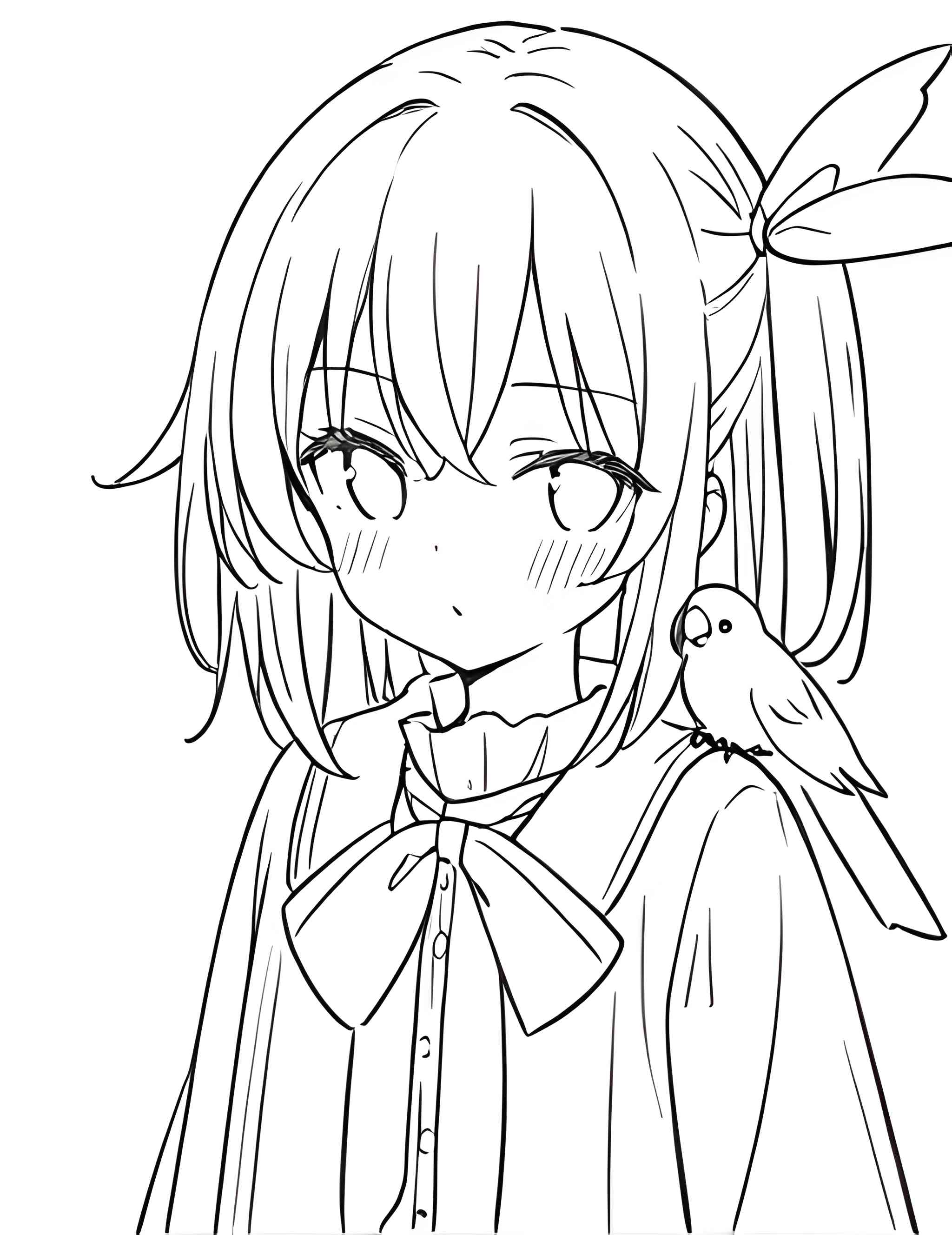 Раскраска Аниме 28