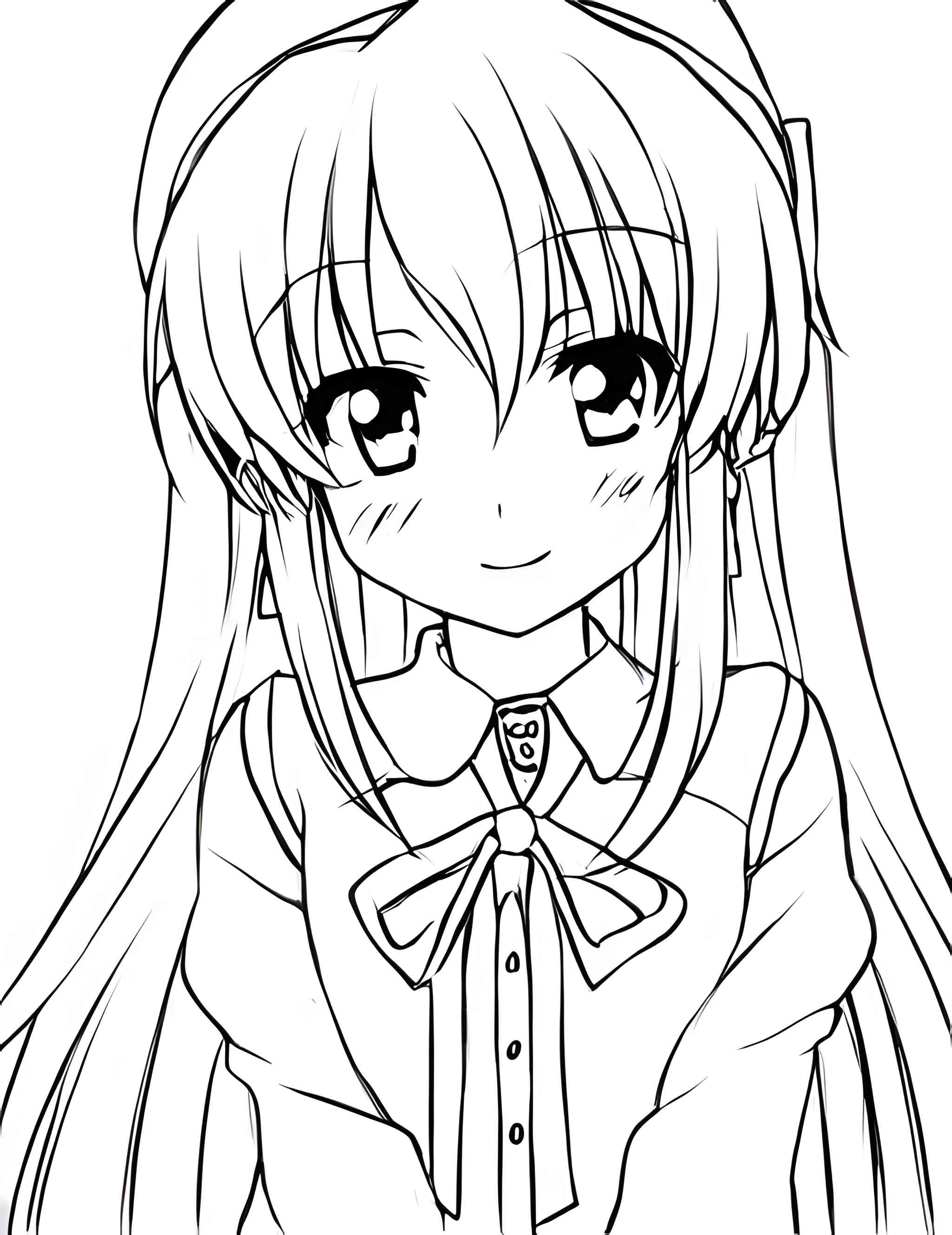 Раскраска Аниме 30