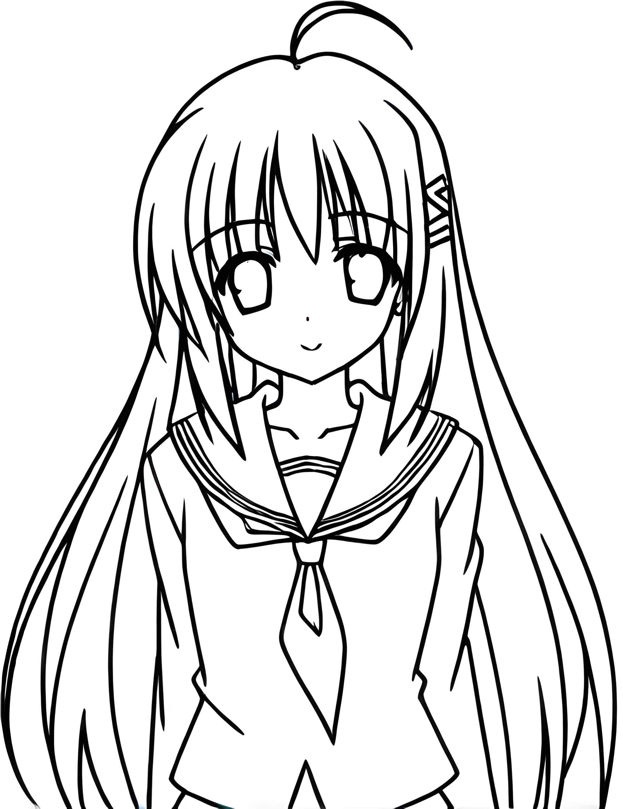 Раскраска Аниме 31