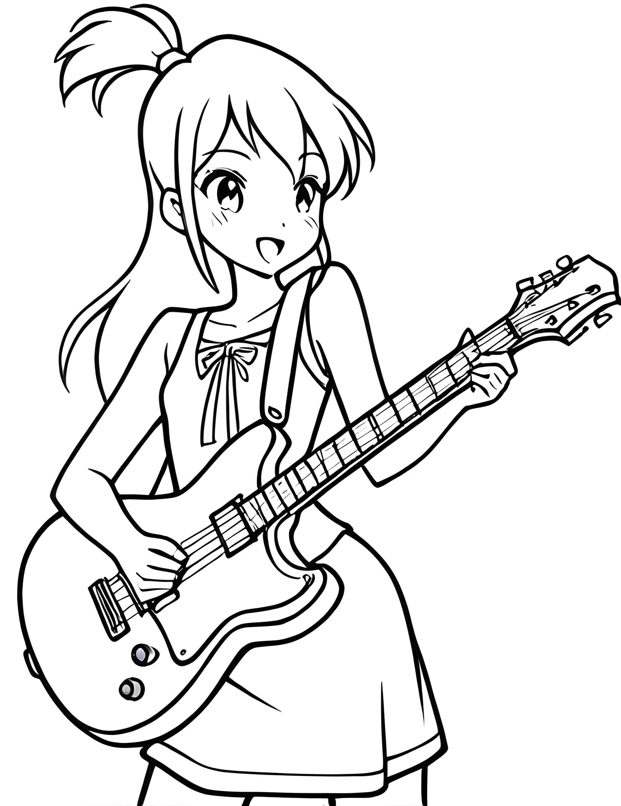 Раскраска Аниме 34