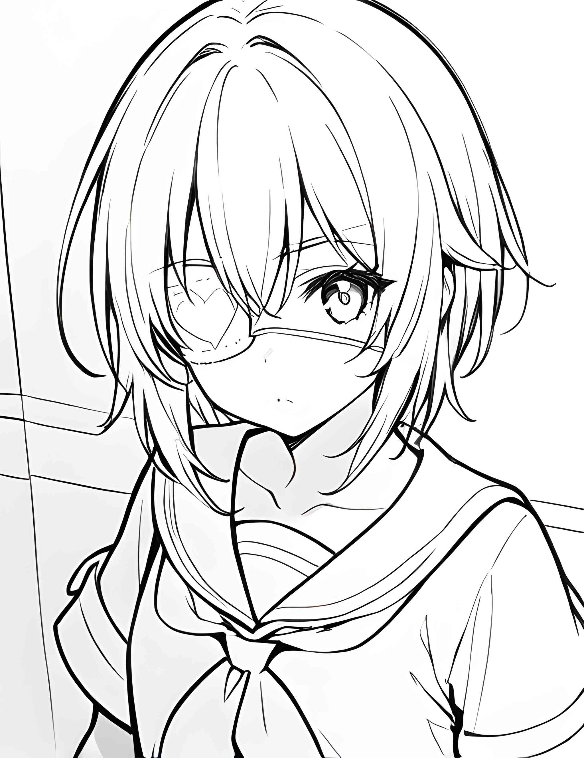 Раскраска Аниме 37