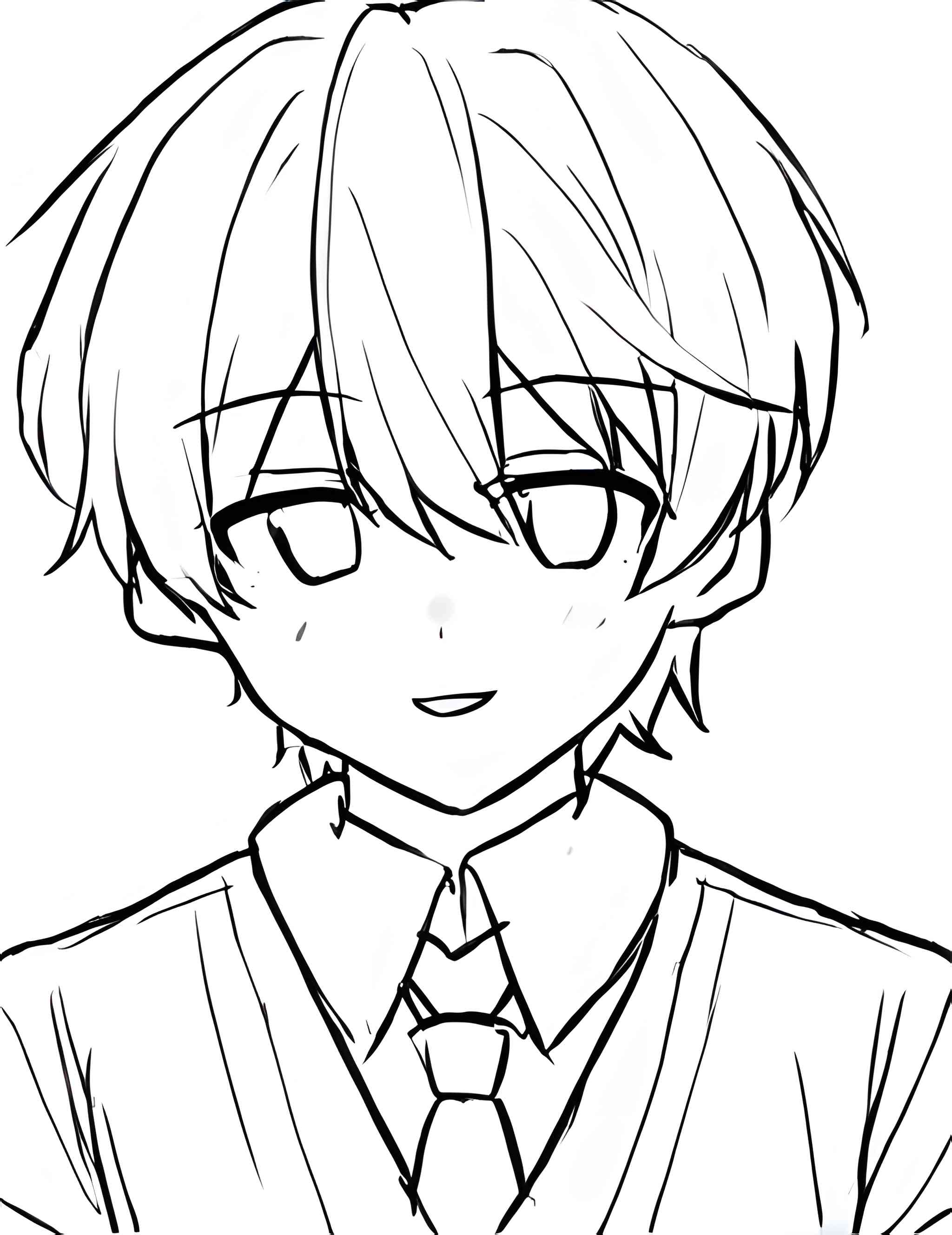 Раскраска Аниме 38