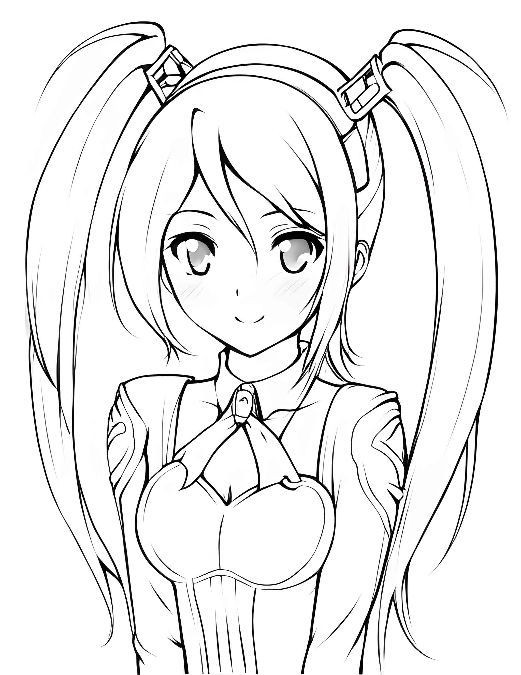 Раскраска Аниме 39