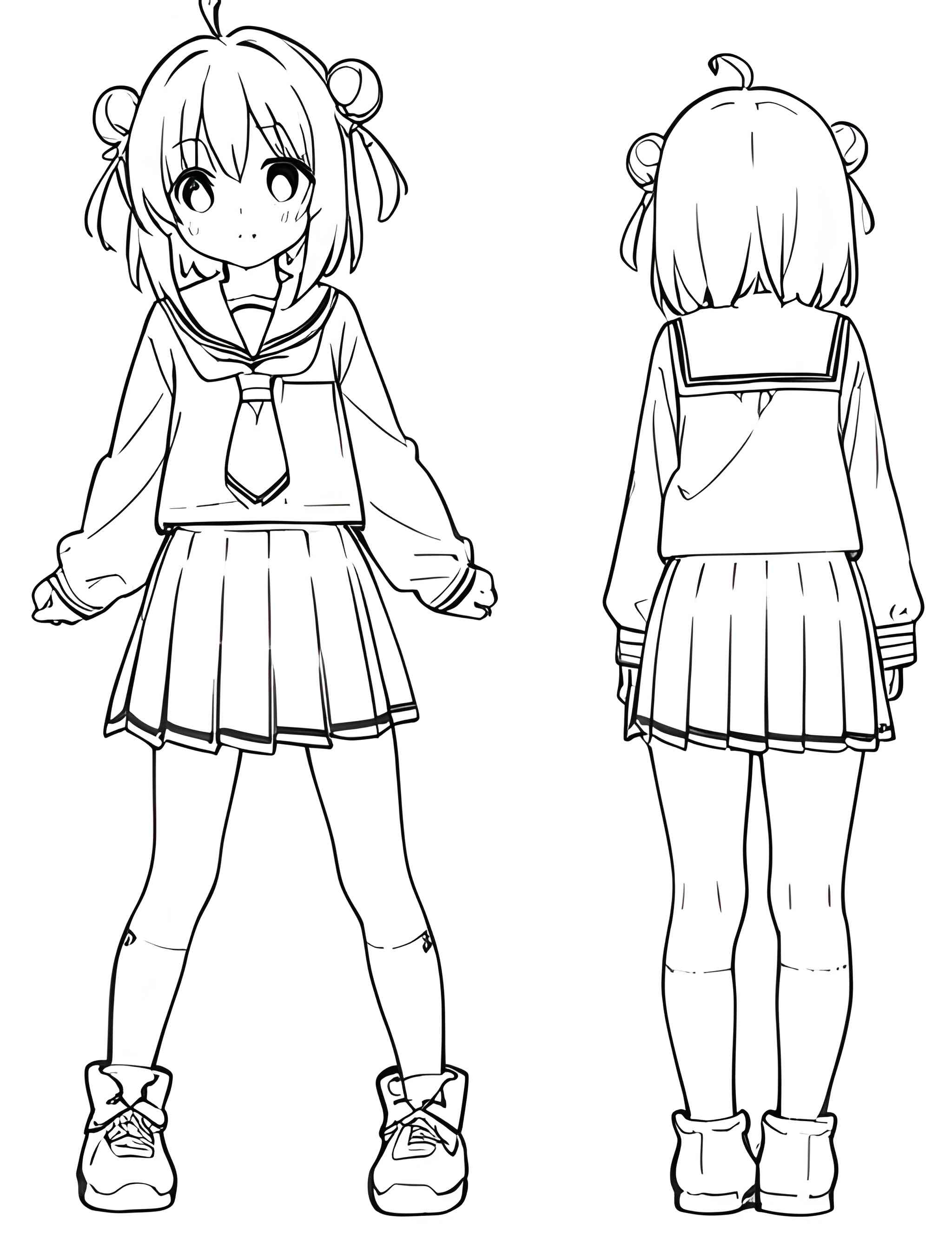 Раскраска Аниме 44