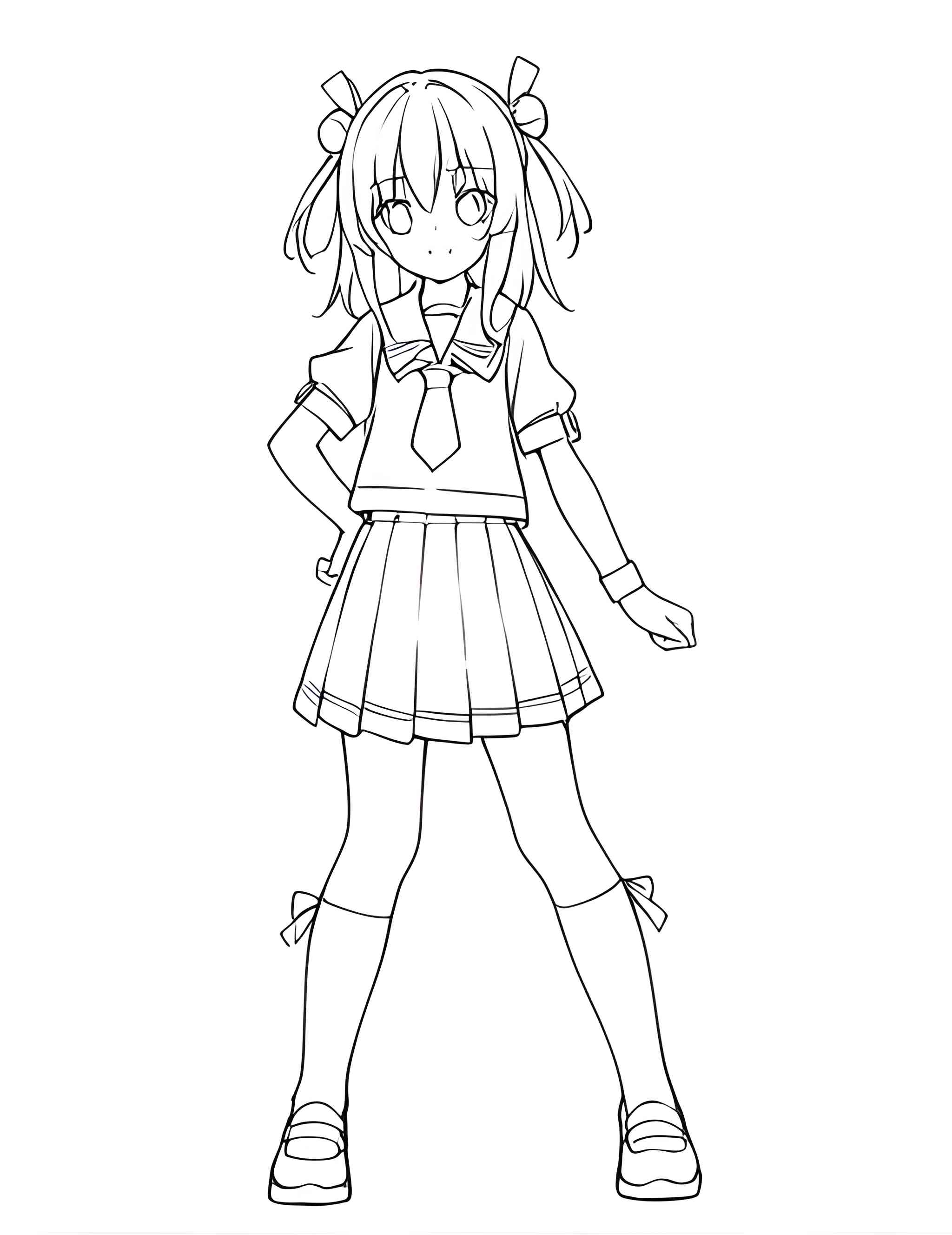 Раскраска Аниме 46