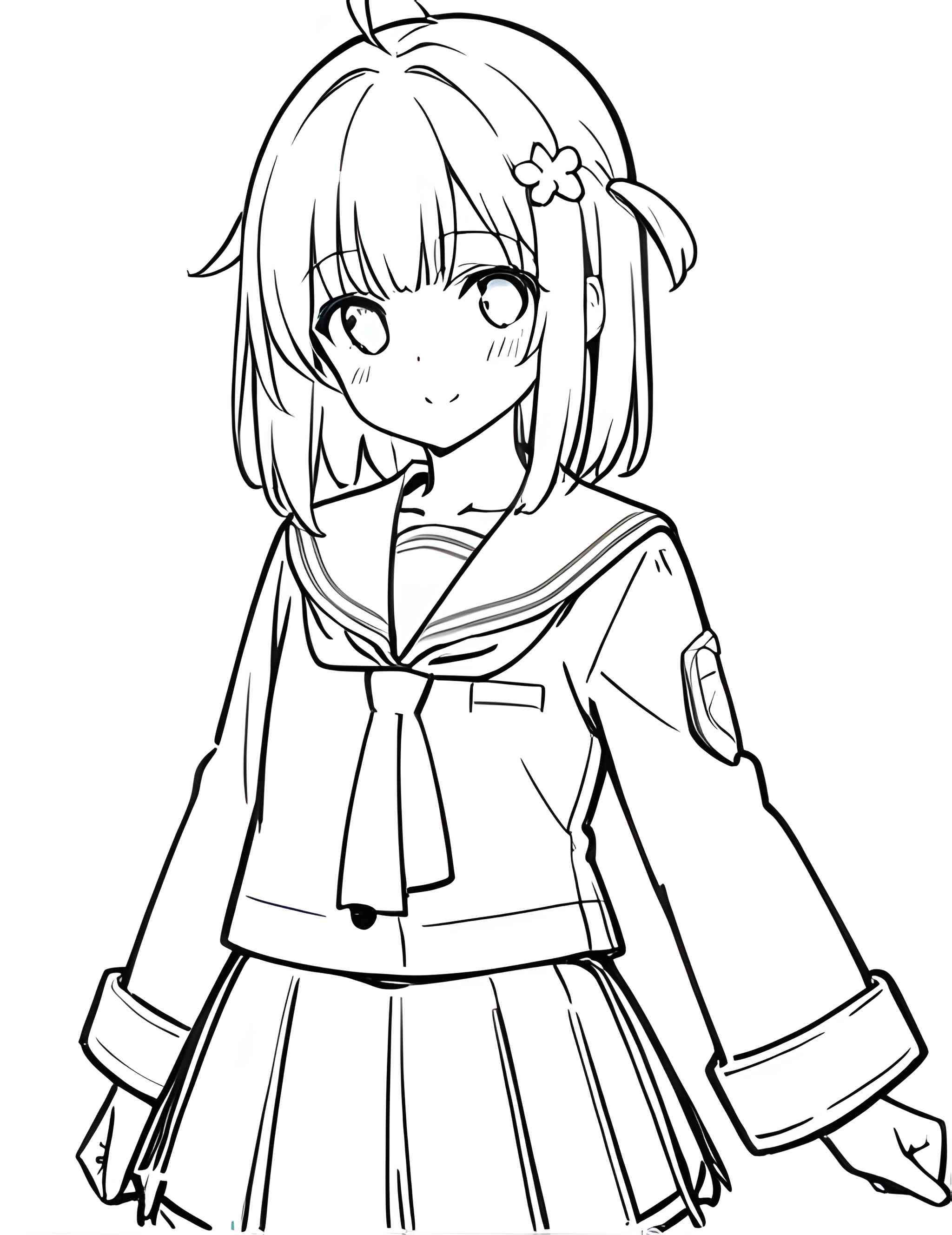 Раскраска Аниме 48