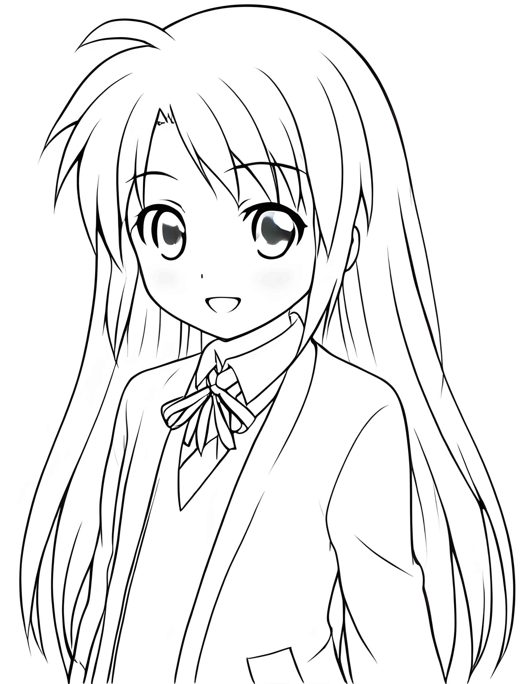 Раскраска Аниме 49