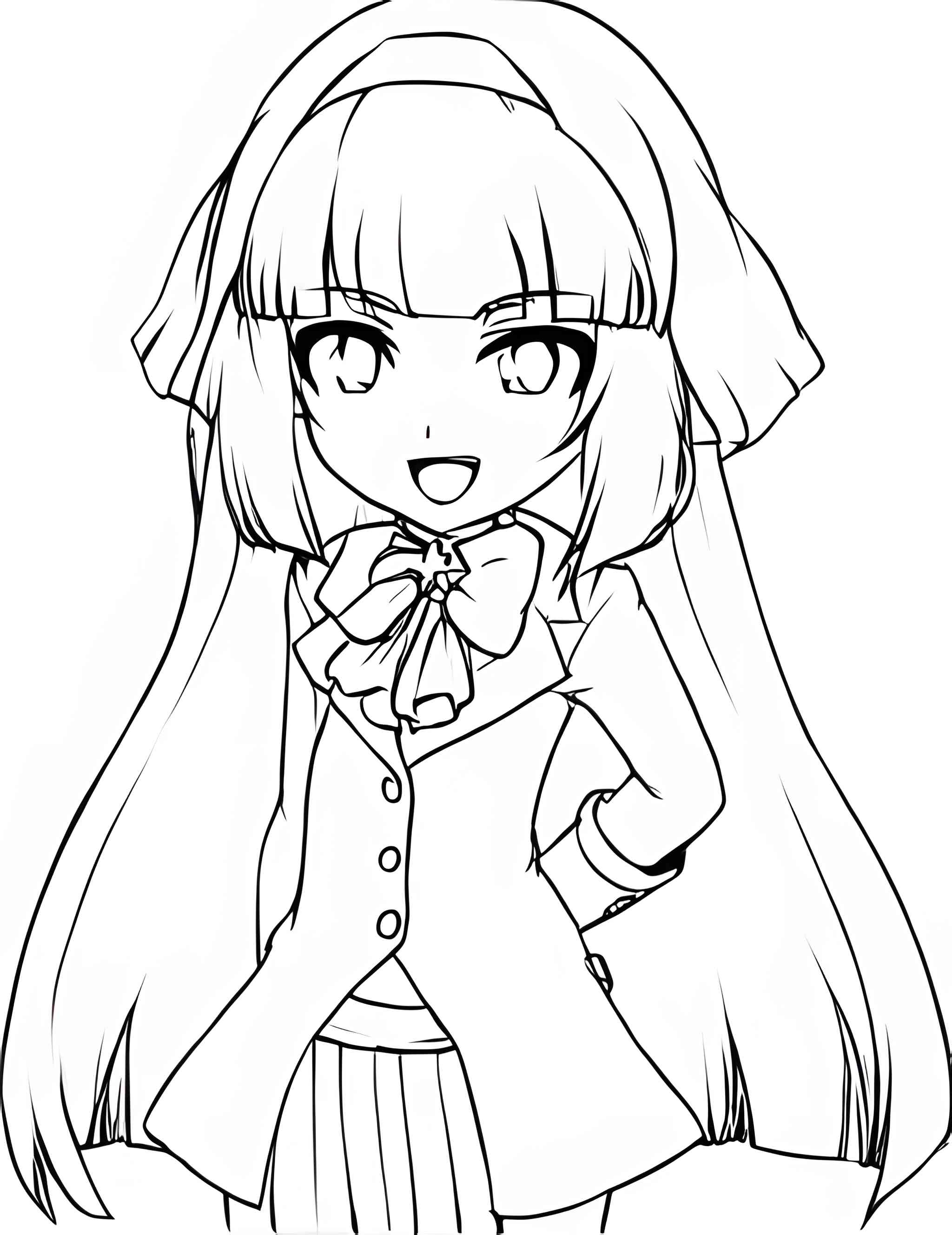 Раскраска Аниме 5