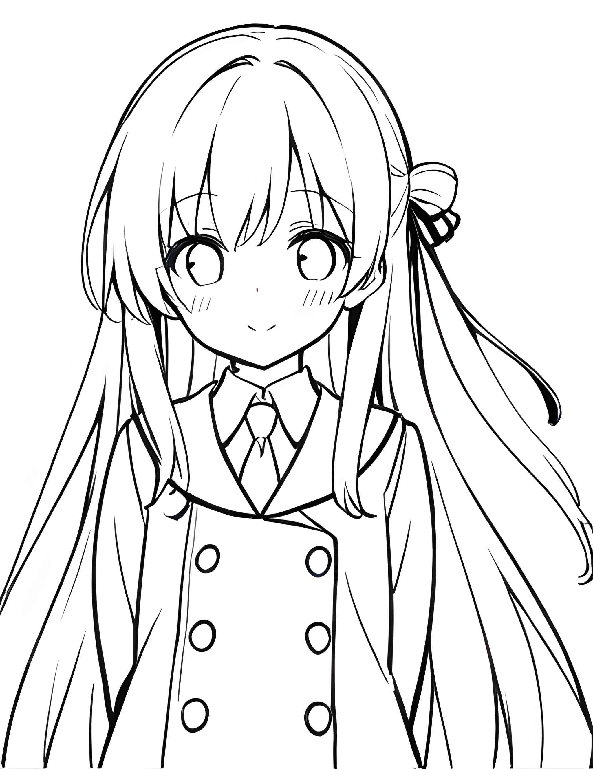 Раскраска Аниме 53