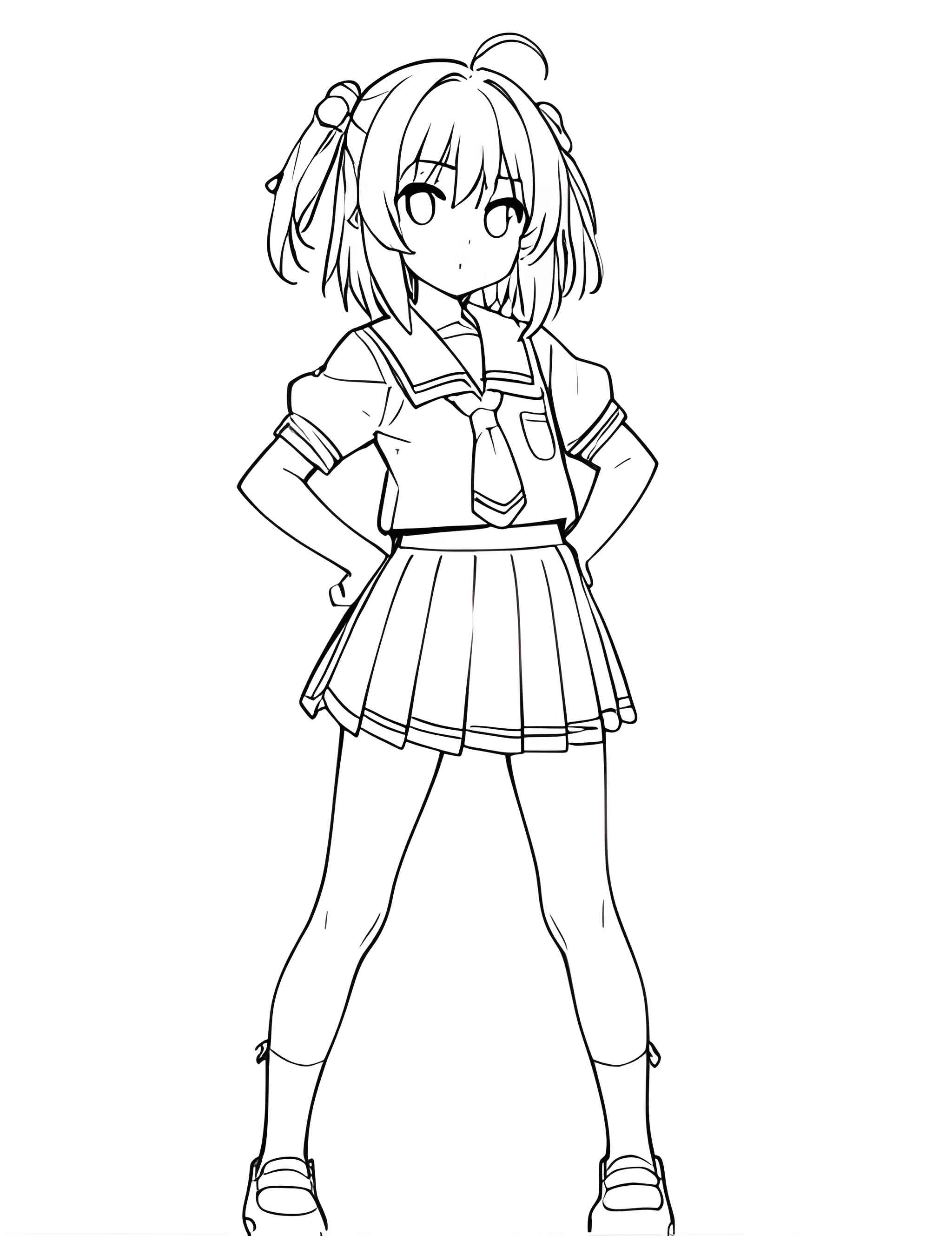 Раскраска Аниме 57