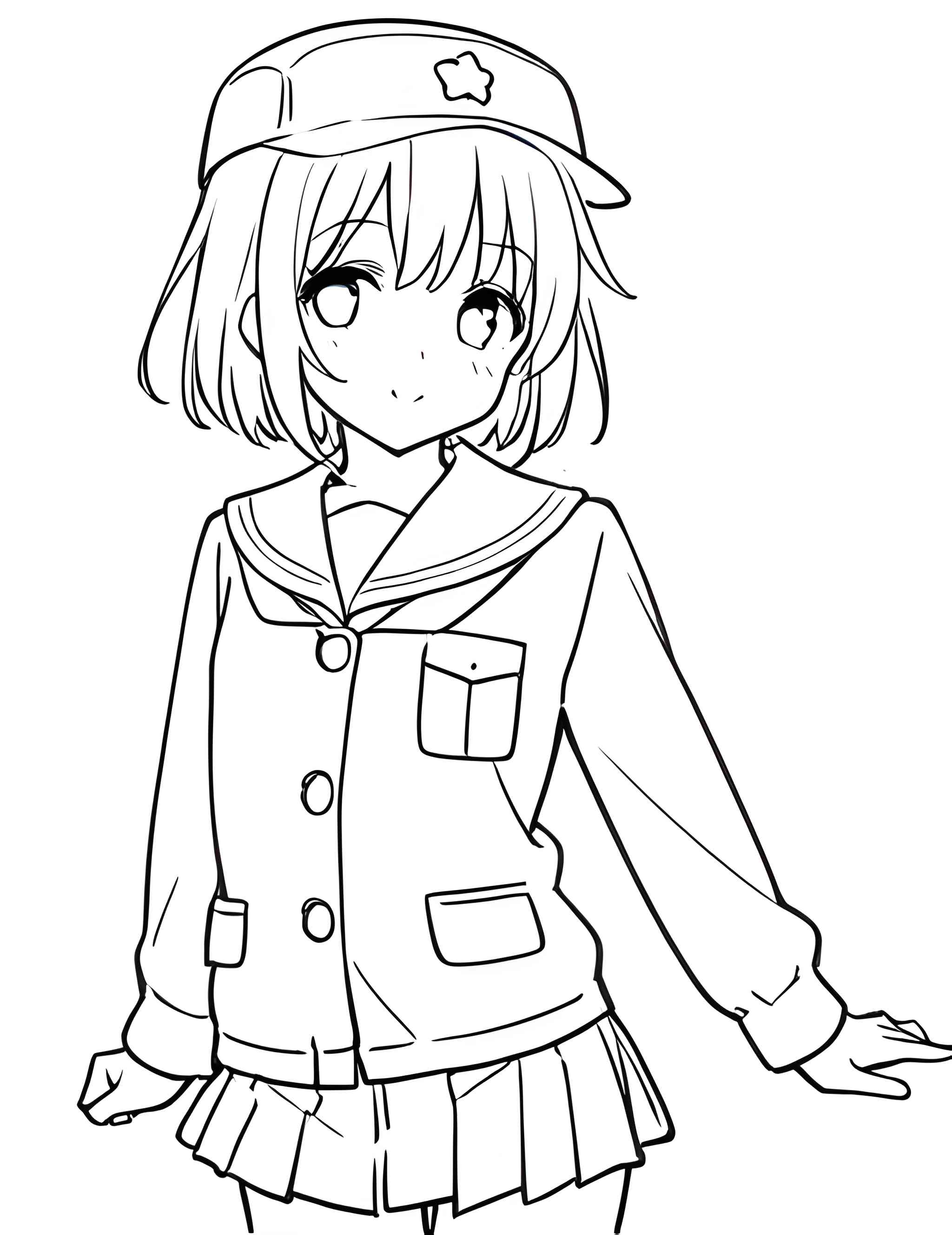 Раскраска Аниме 58