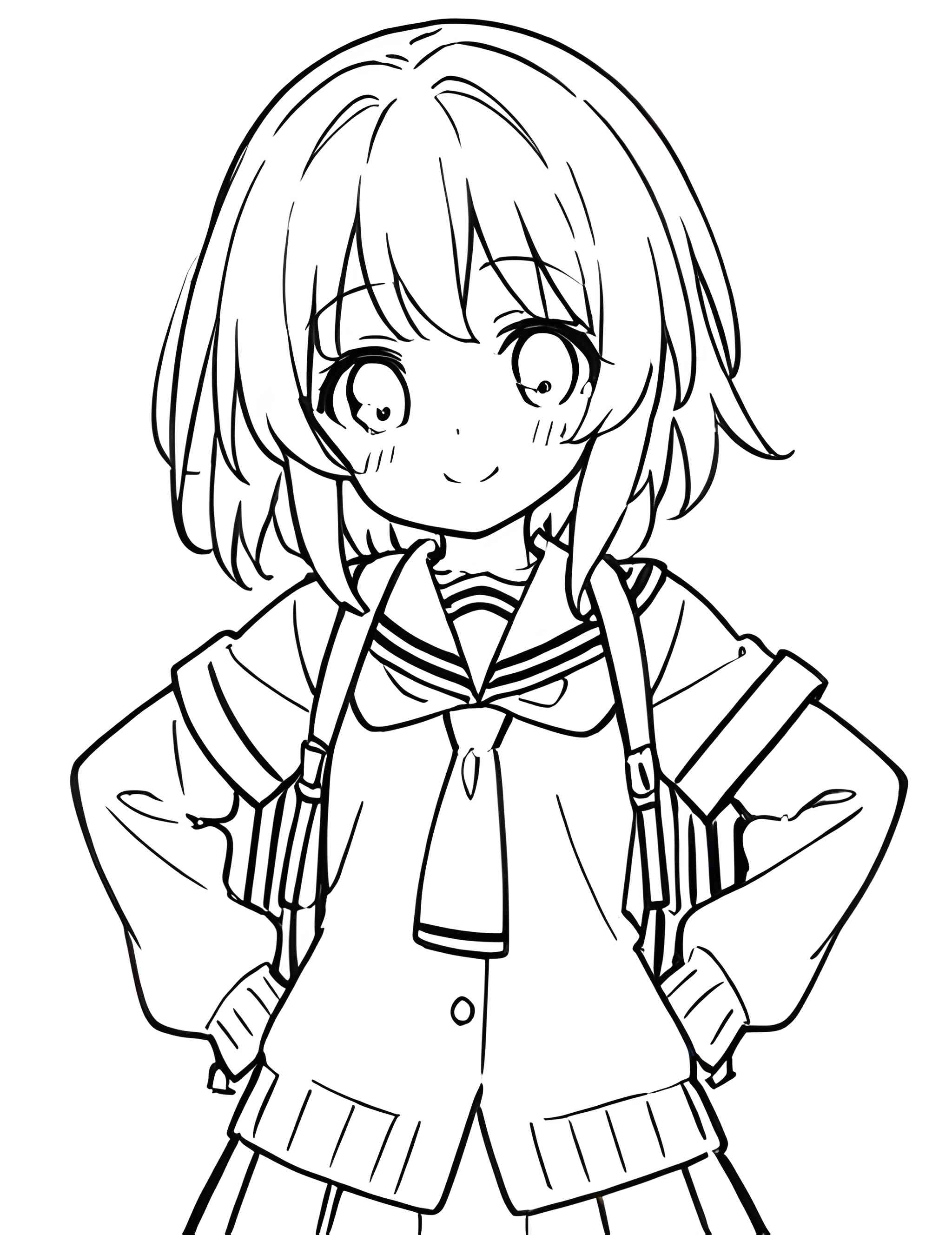 Раскраска Аниме 73