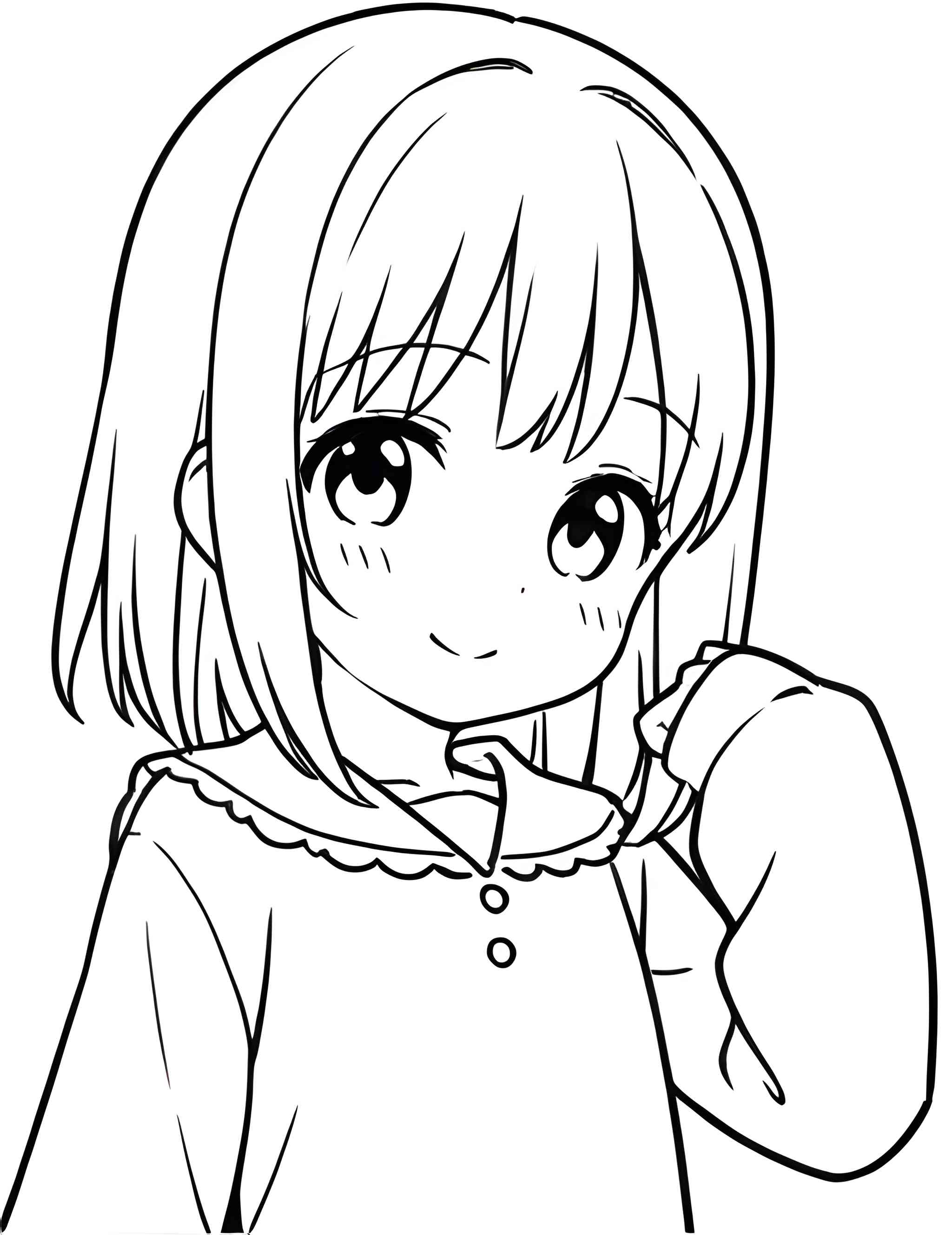 Раскраска Аниме 77