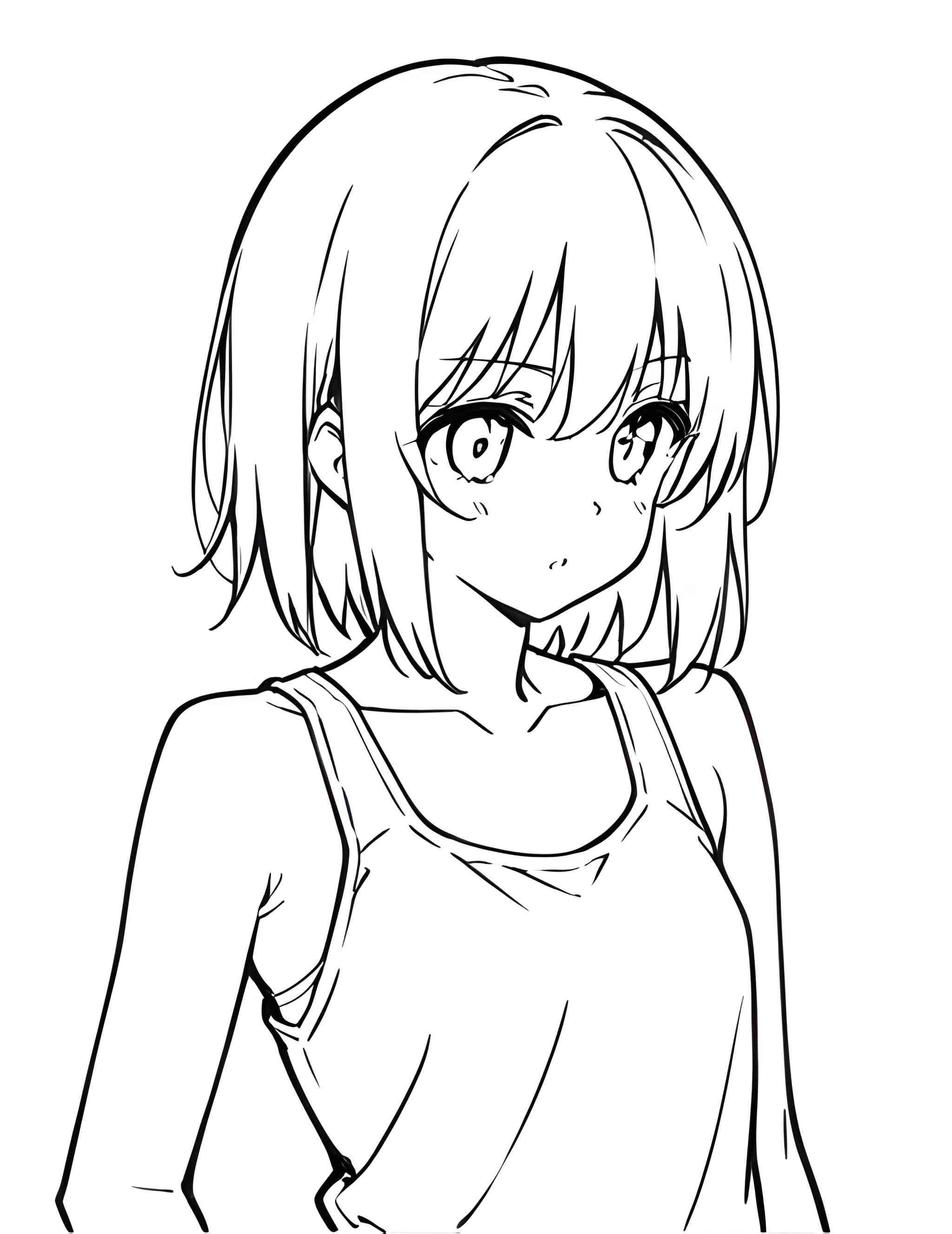 Раскраска Аниме 80