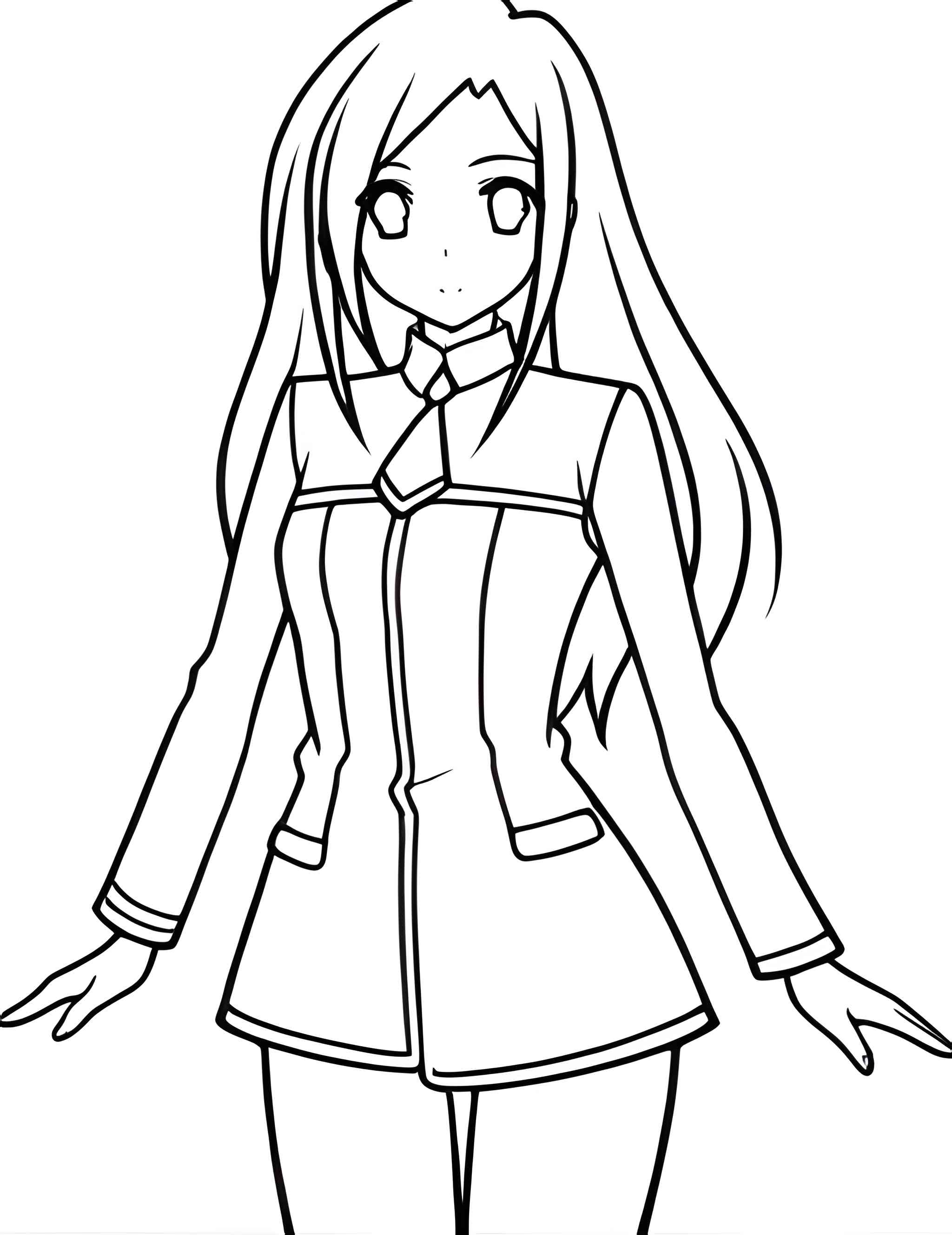 Раскраска Аниме 9