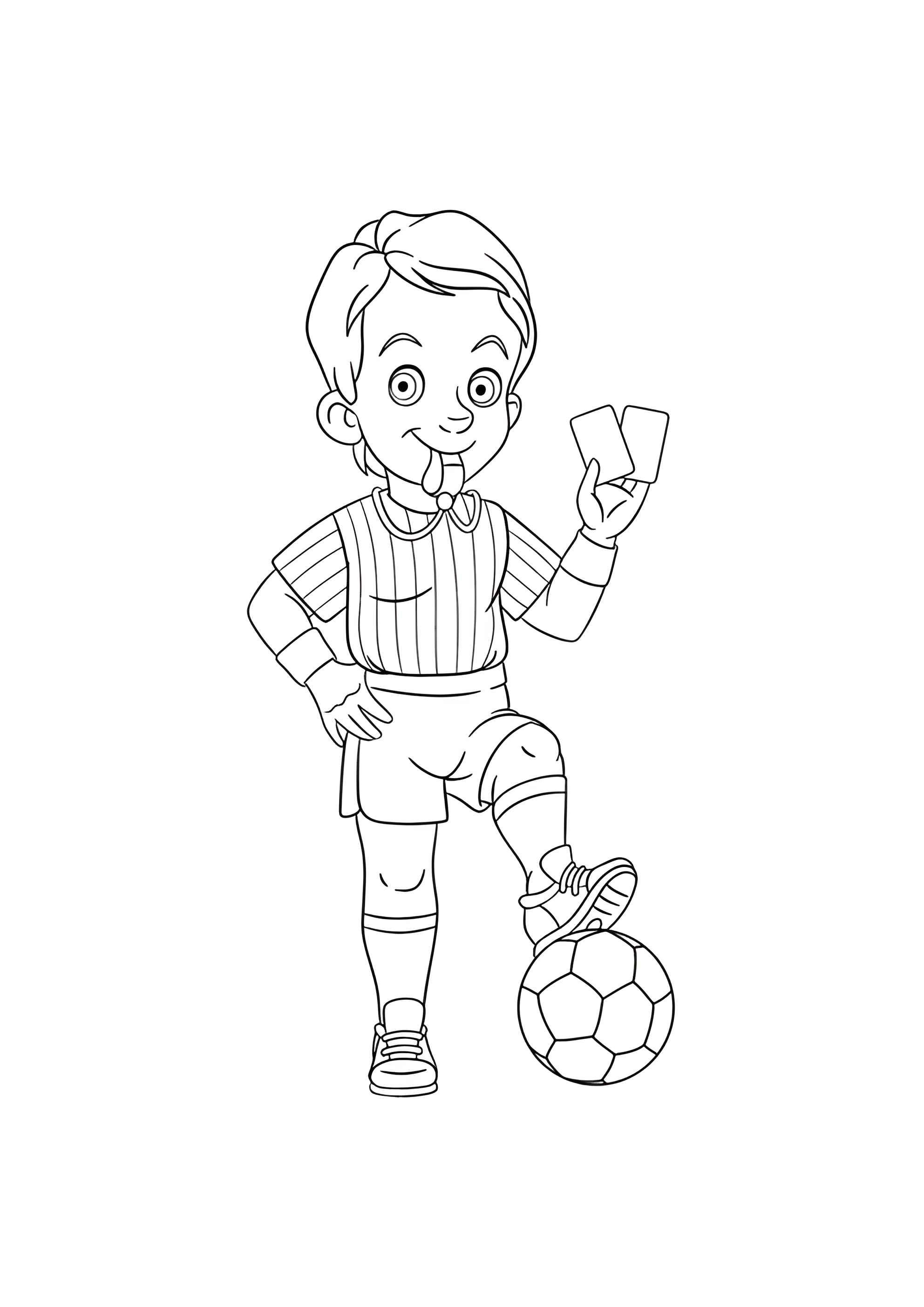 Раскраска Арбитр